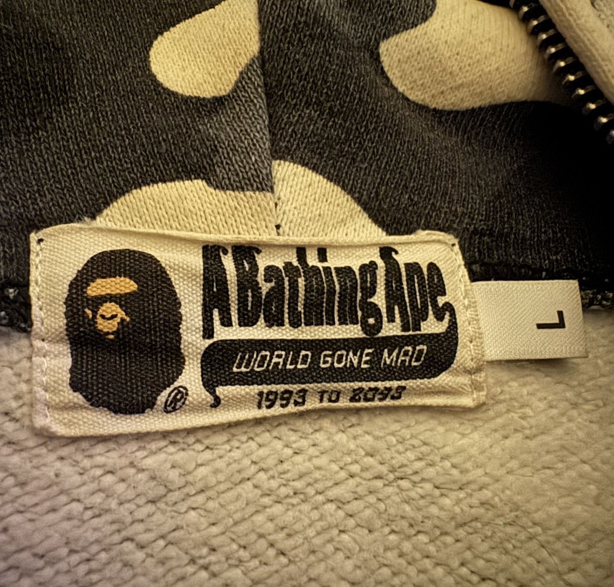 Bape CITY CAMO 2ND SHARK FULL ZIP HOODIE Size US L / EU 52-54 / 3 - 8 Thumbnail