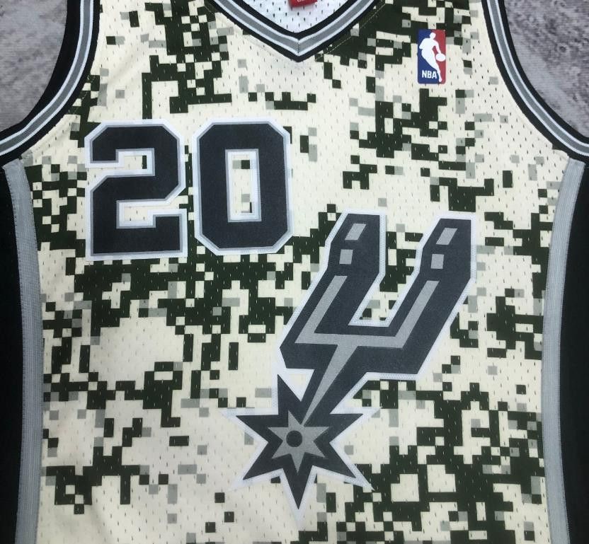 NBA Manu Ginóbili Jersey 20 San Antonio Spurs Jersey Size US M / EU 48-50 / 2 - 4 Thumbnail