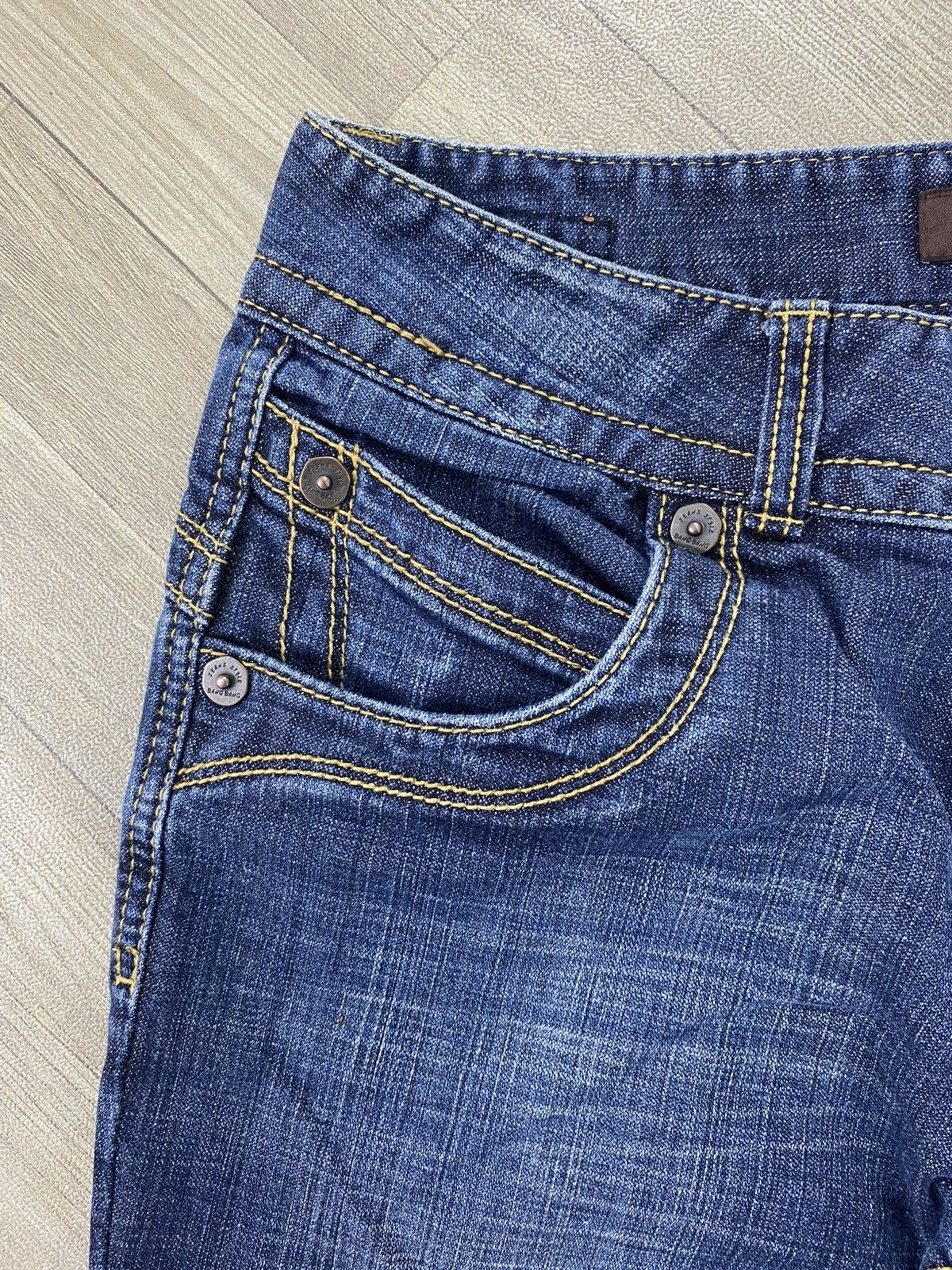 If Six Was Nine 2000s Bangbang Flared Jeans Faded Kmrii Lgb Punk Style Y2K Size US 28 / EU 44 - 5 Thumbnail