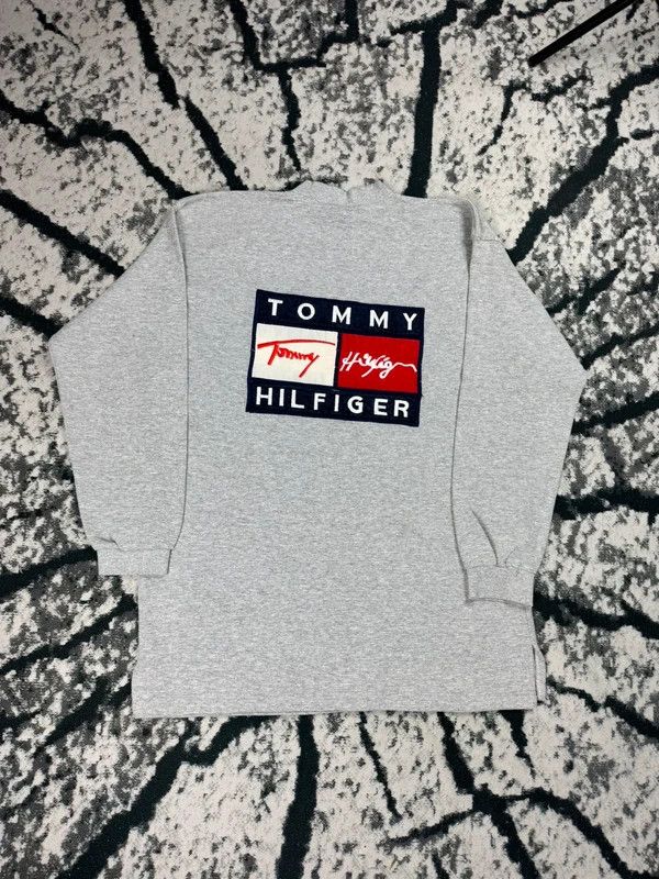 Tommy Hilfiger Vintage Tommy Hilfiger sweatshirt gray L usa Size US L / EU 52-54 / 3 - 2 Thumbnail