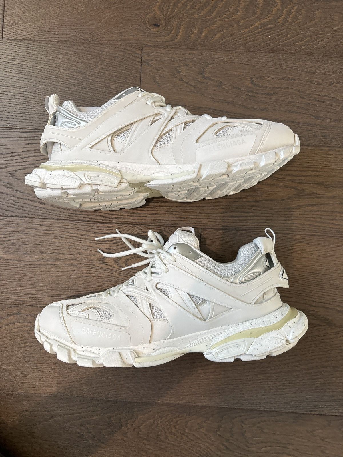 Balenciaga × Designer Balenciaga Track Sneaker White Size 45/12 Size US 12 / EU 45 - 4 Thumbnail