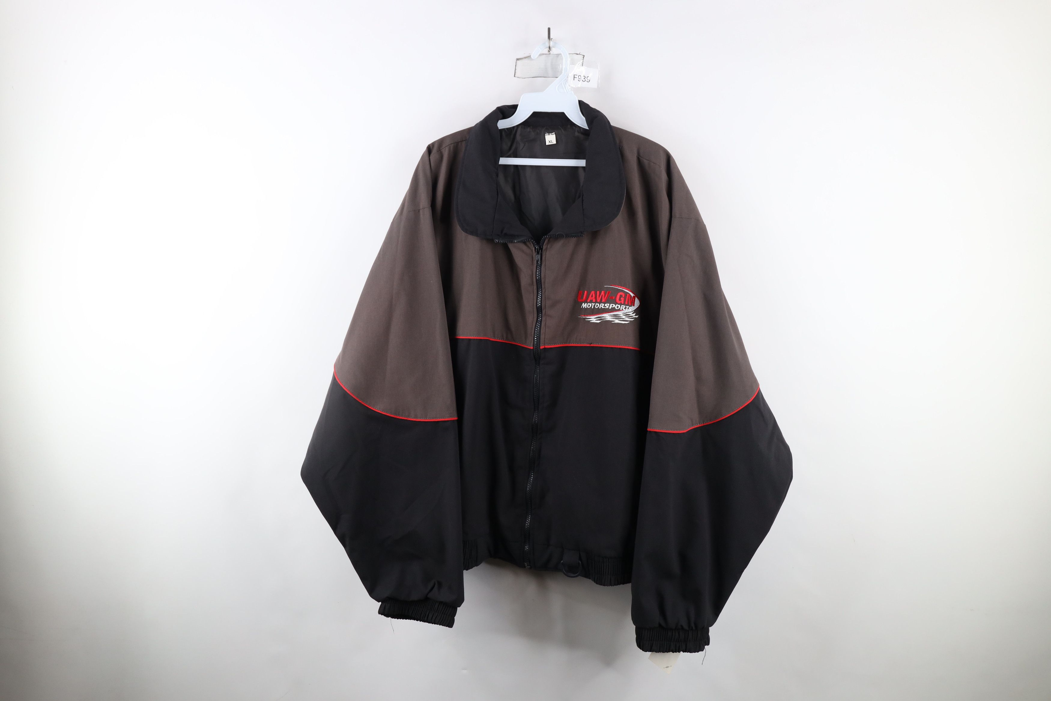 Deadstock Vintage 90s Motorsports Full Zip Racing Jacket USA