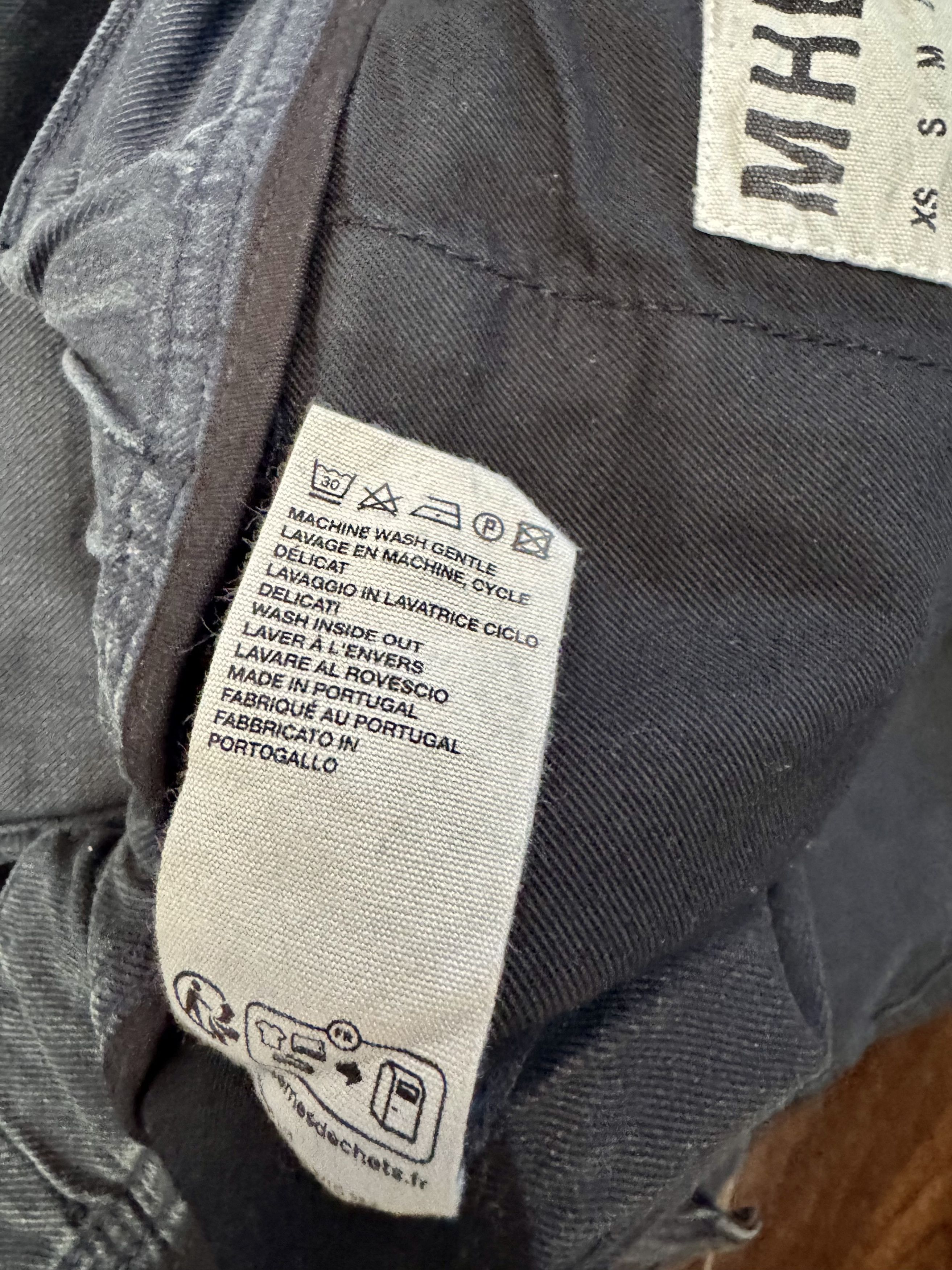 Margaret Howell MHL. Sport Shorts Irregular Cotton – Navy (XL) Size US 36 / EU 52 - 5 Thumbnail