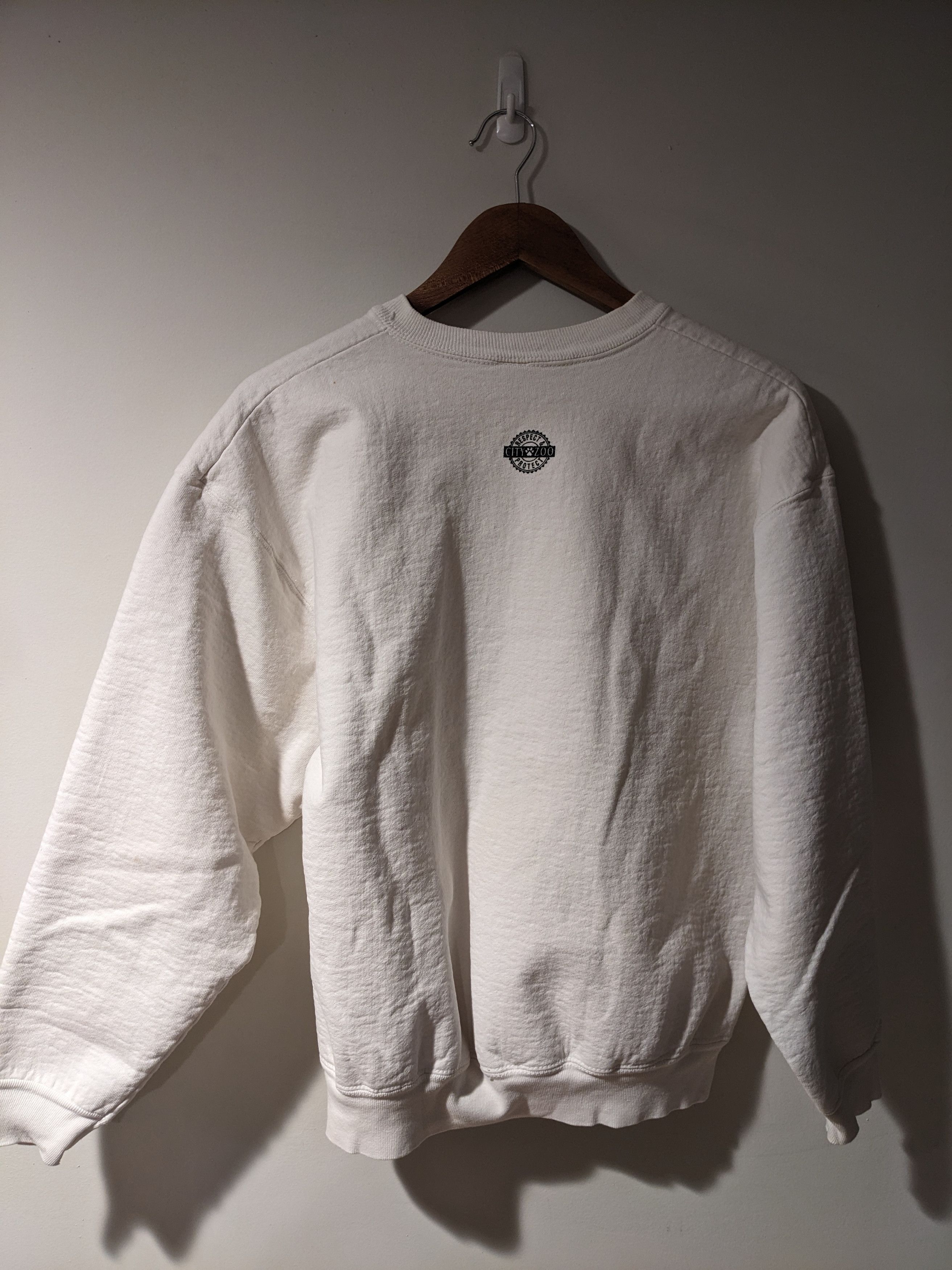 Vintage Vintage 90s City Zoo Province Town Heavy Weighted Sweatshirt Size US L / EU 52-54 / 3 - 7 Thumbnail