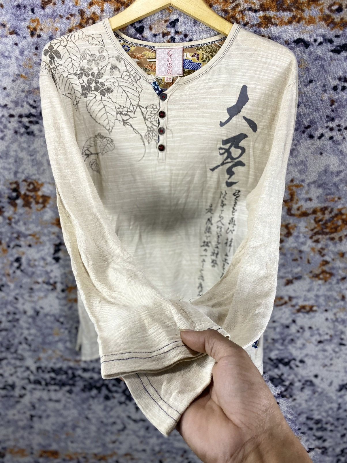 Japanese Brand DIVINE RETRIBUTION SUKAJAN JPN L/S Size US XL / EU 56 / 4 - 3 Thumbnail