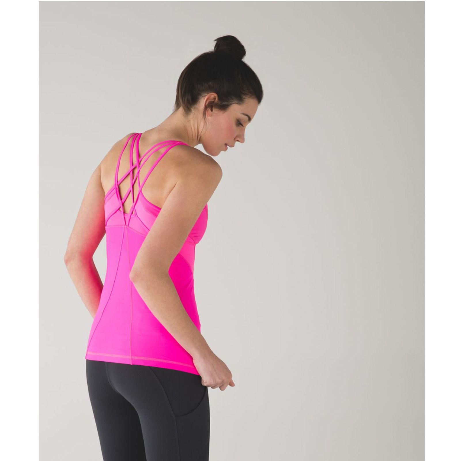 Lululemon Lululemon Strap It Like Its Hot Tank Raspberry Glo Light 8 Size S / US 4 / IT 40 - 1 Thumbnail