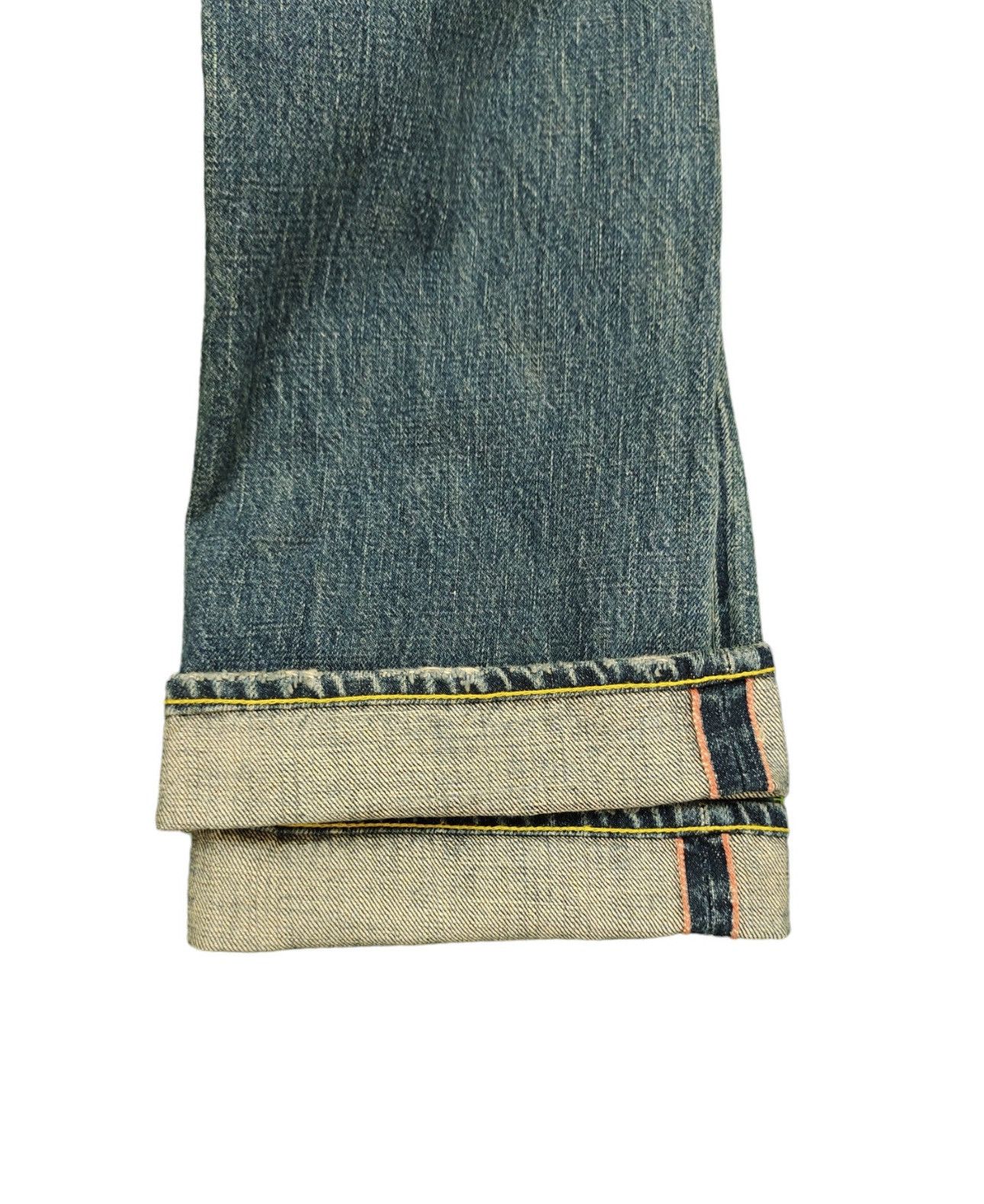 Jean Kato Navy & Ground - Taille 29 - Selvedge Denim Japonais - Coupe Straight - Occasion Très Bon État