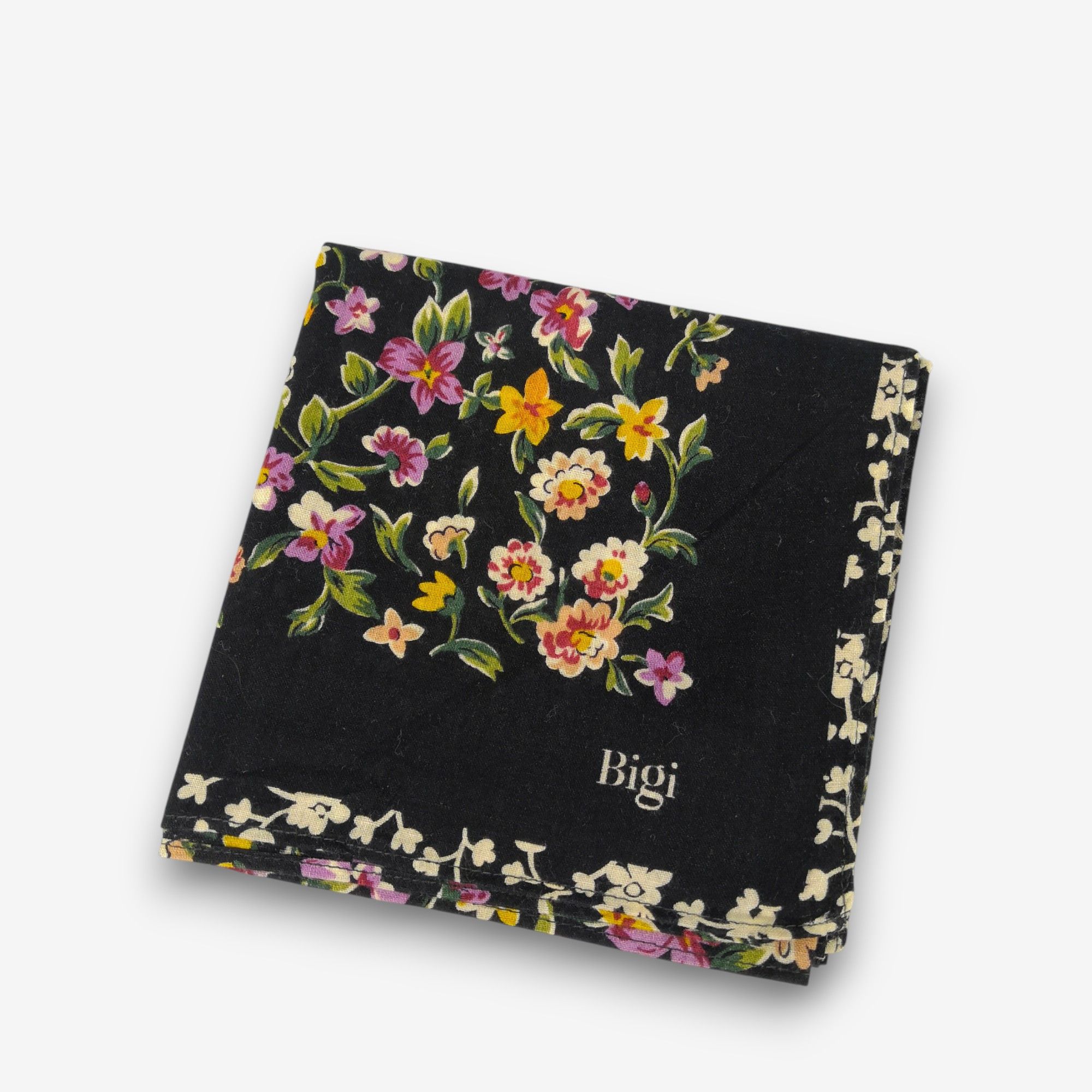 BIGI Vintage Bigi Handkerchief Pocket Square Bandana Size ONE SIZE - 4 Thumbnail