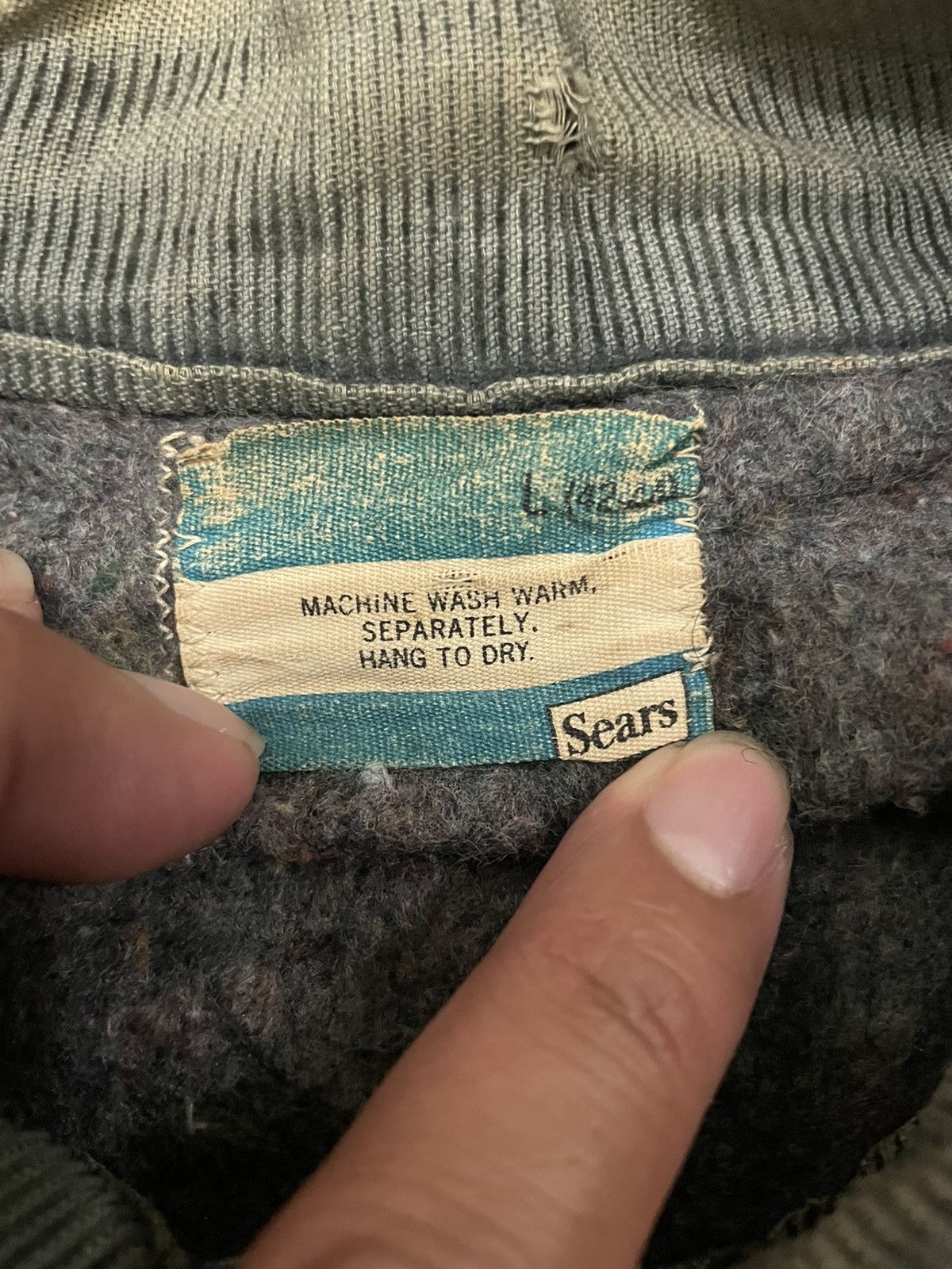 Sears × Vintage Vintage 70s Sears Thrashed Core Jacket Size US L / EU 52-54 / 3 - 12 Thumbnail