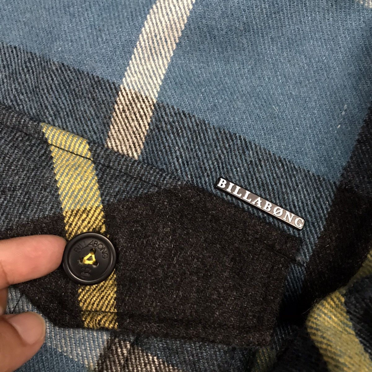 Billabong BILLABONG FLANNEL ZIPPER WOOL JACKET Size US L / EU 52-54 / 3 - 6 Thumbnail