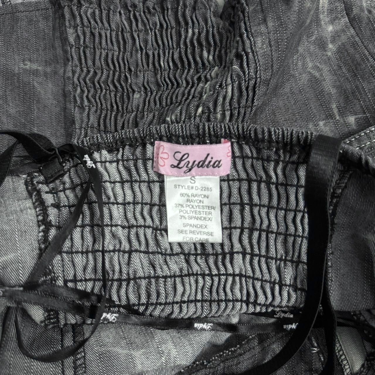 Other Asymmetrical Zip Belted Cargo Corset Top Stonewashed Grey Size S / US 4 / IT 40 - 5 Thumbnail