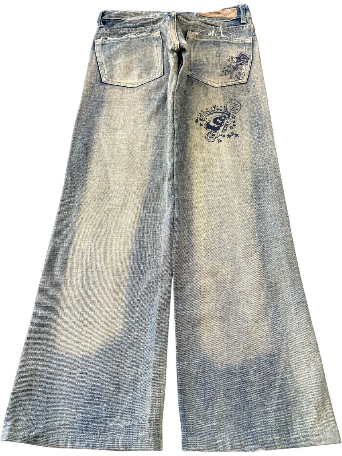 Japanese Brand Vintage Japanese Brand Rusty Mud Wash Distress Bootcut Jeans Size 27" / US 4 / IT 40 - 2 Thumbnail