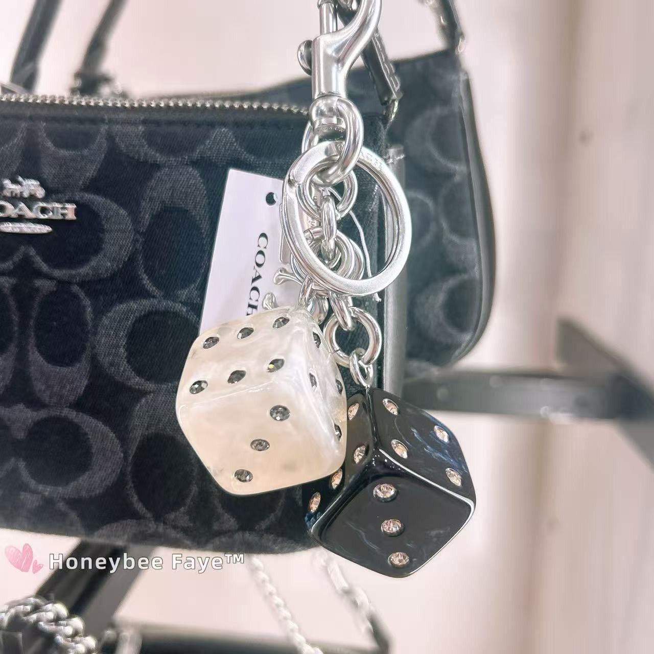 Coach NWT Coach Dice Bag Charm CEA16 Size ONE SIZE - 4 Thumbnail