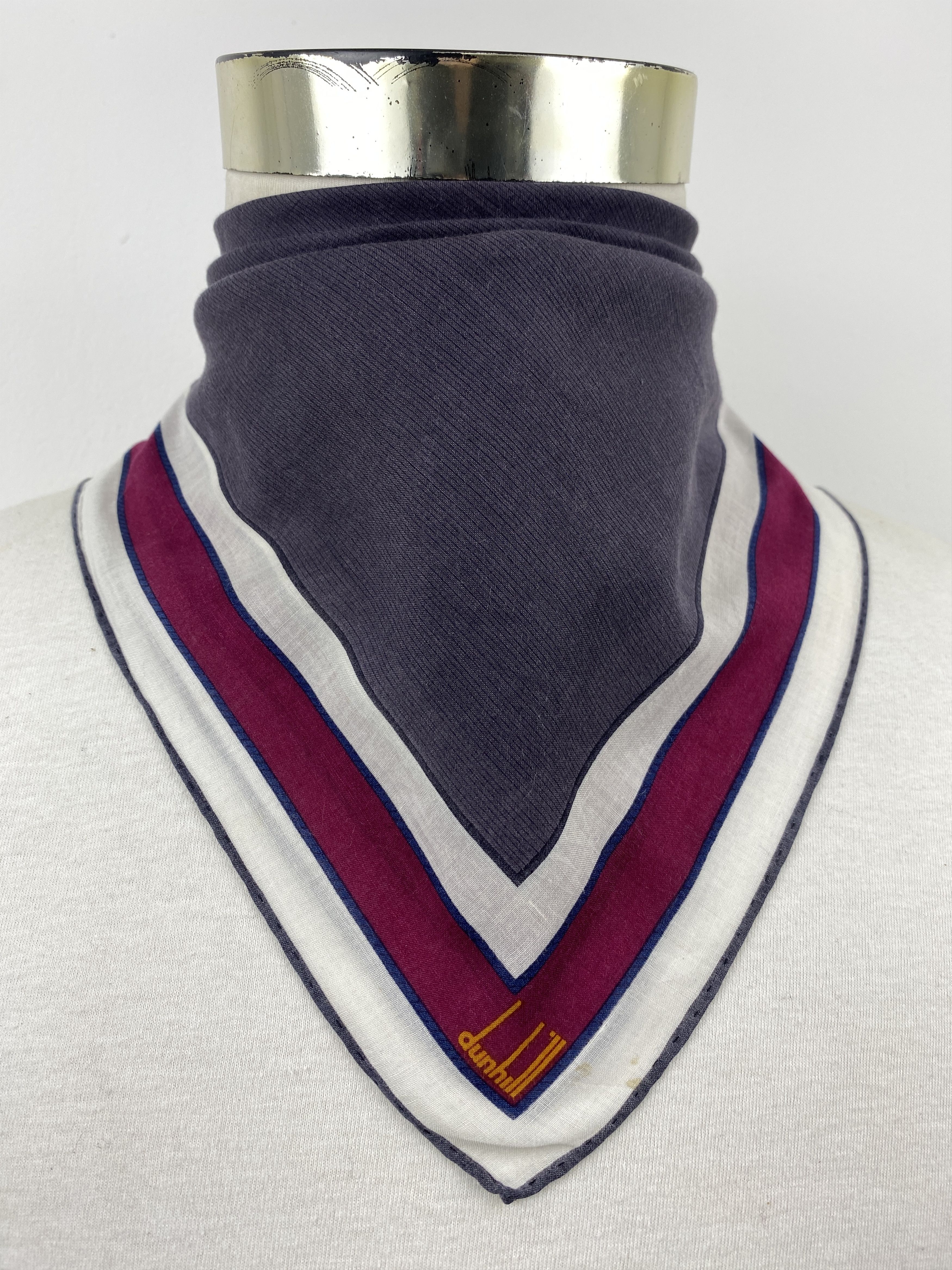 Alfred Dunhill Dunhill Handkerchief / Bandana / Neckerchief HKC0658 Size ONE SIZE - 2 Thumbnail