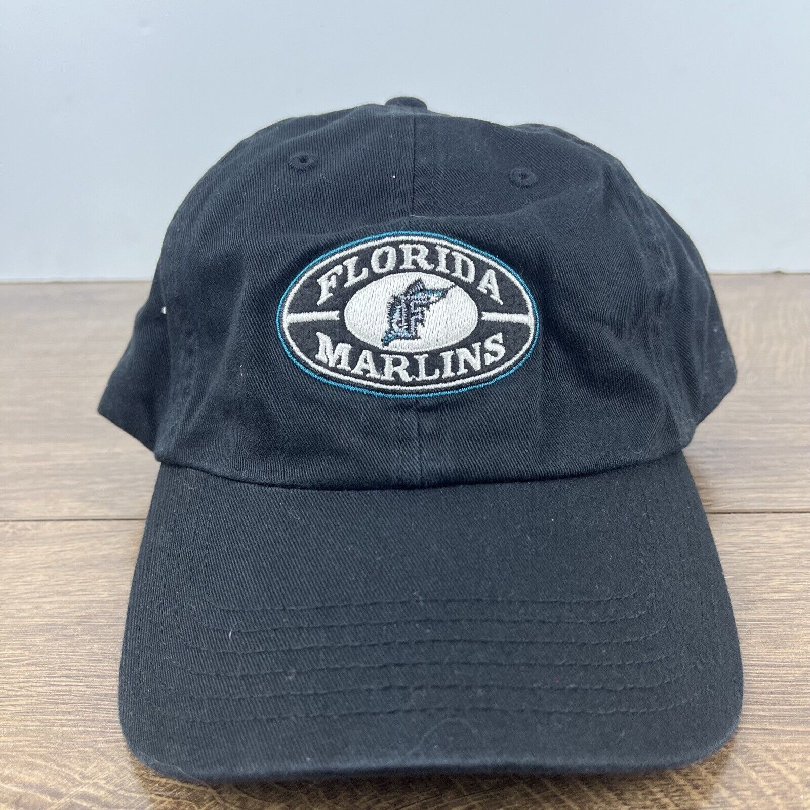 Other Florida Marlins MLB Hat Black Florida Hat Adjustable Black A Size ONE SIZE - 3 Thumbnail