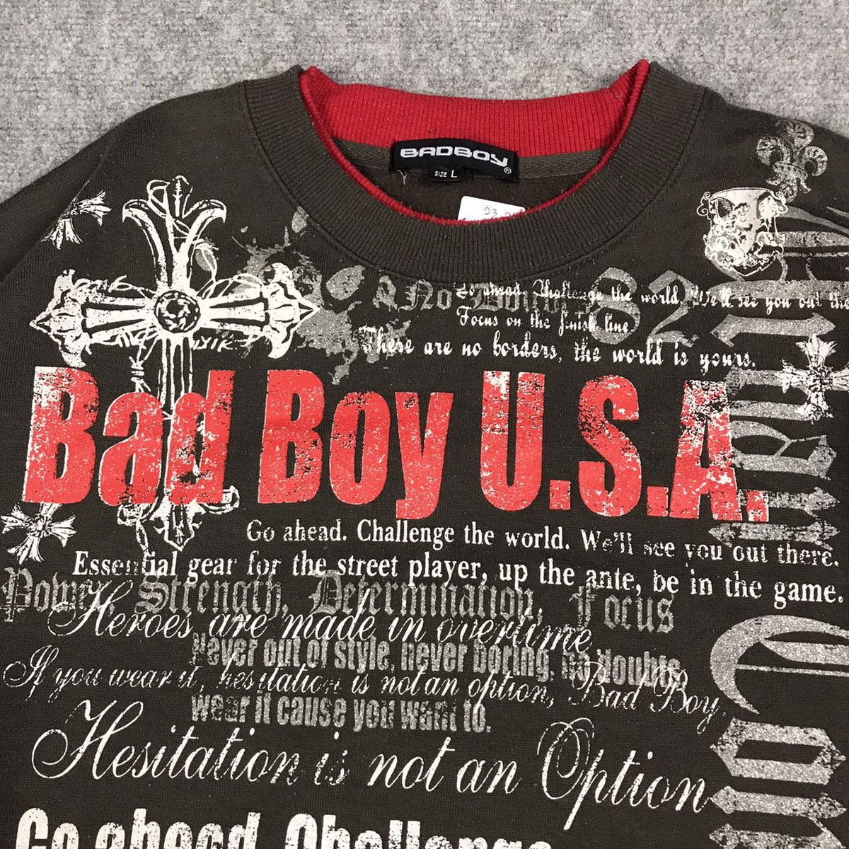 If Six Was Nine × Japanese Brand BADBOY PUNK STYLE JAPAN SWEATSHIRT Size US L / EU 52-54 / 3 - 5 Thumbnail