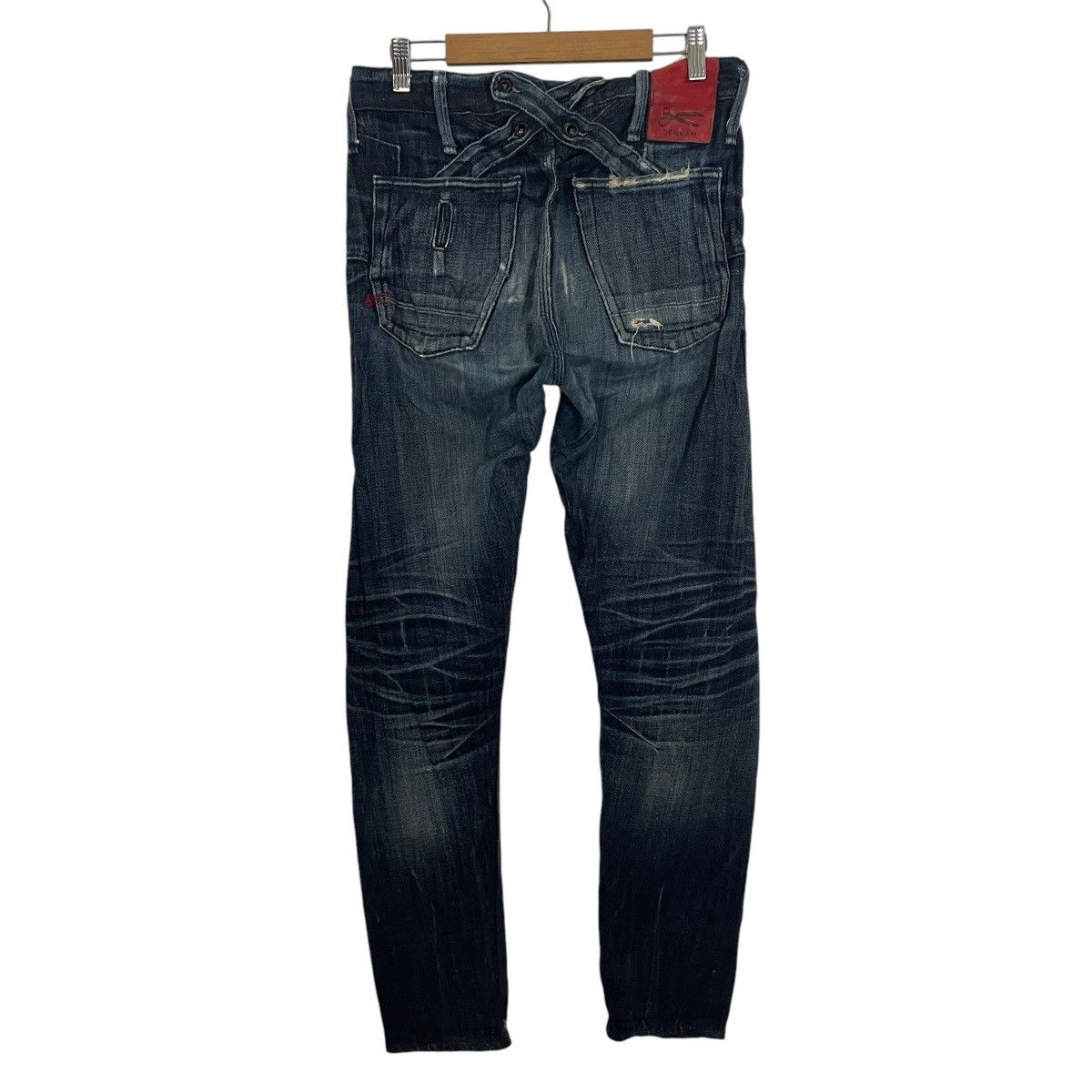 DENHAM Vintage Denham Japan Artisan Rare Buckle Denim Size US 30 / EU 46 - 10 Thumbnail