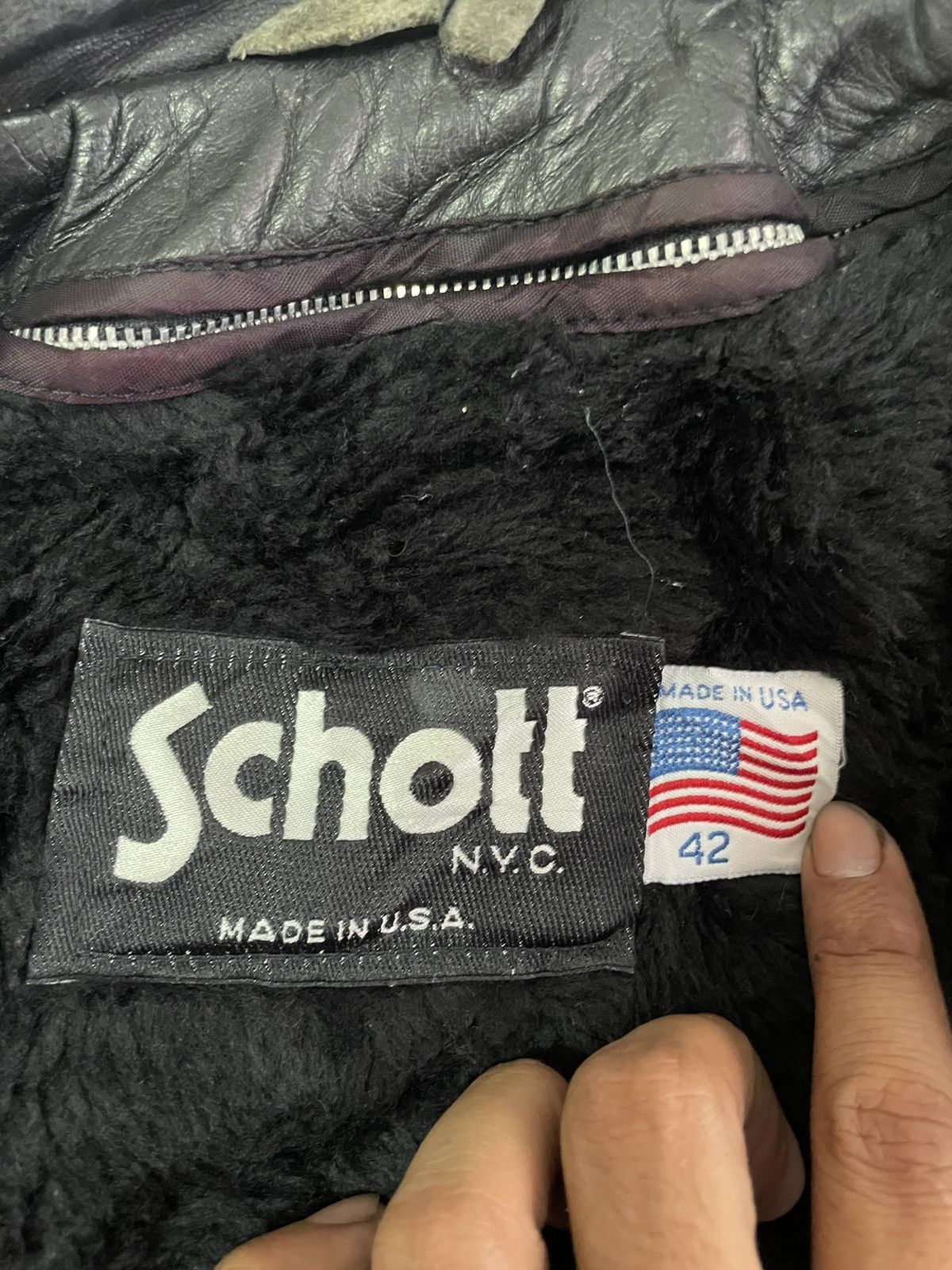 Schott 80s Schott NYC, Schott 641 Size US M / EU 48-50 / 2 - 4 Thumbnail