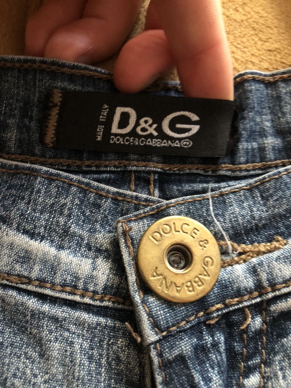 Dolce & Gabbana VINTAGE DOLCE & GABBANA DENIM JEANS SHORTS Size US 27 - 4 Thumbnail