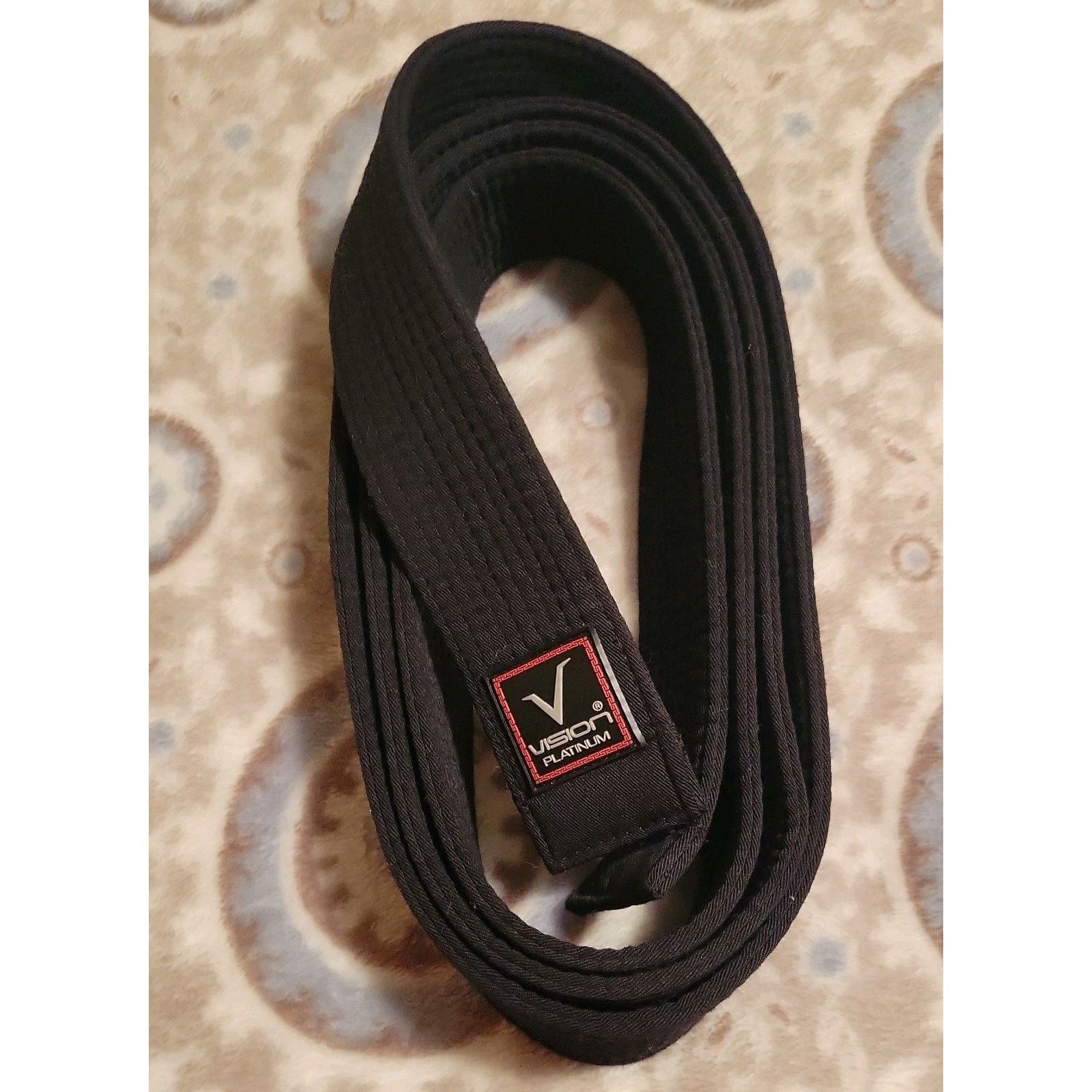 The Unbranded Brand VISION PLATINUM Master Black Belt 2" Wide Size 3 Karate Size ONE SIZE - 2 Thumbnail