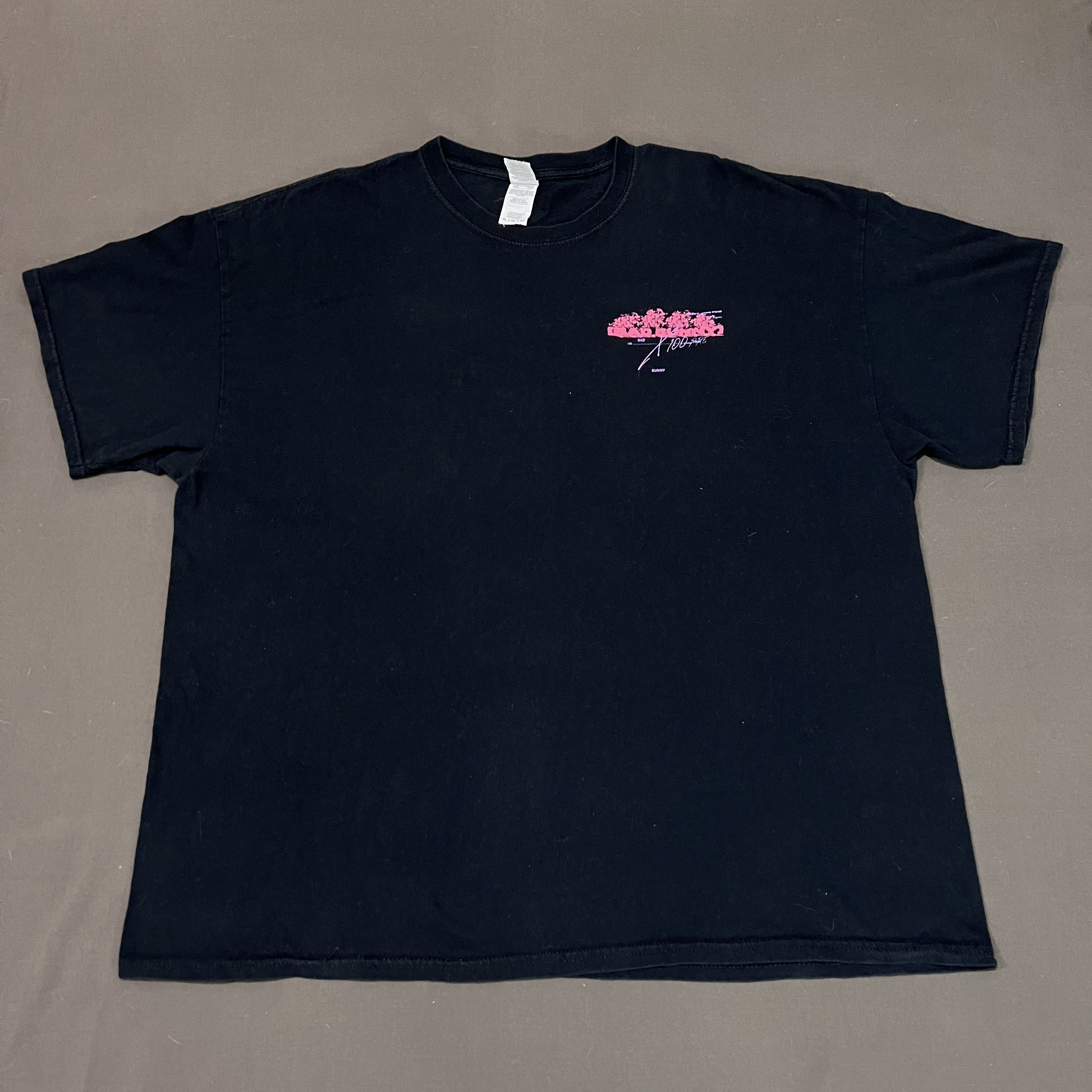 Band Tees × Rap Tees Bad Bunny x 100 Pre Black Tour Tee 2XL Solo De Mi Size US XXL / EU 58 / 5 - 4 Thumbnail