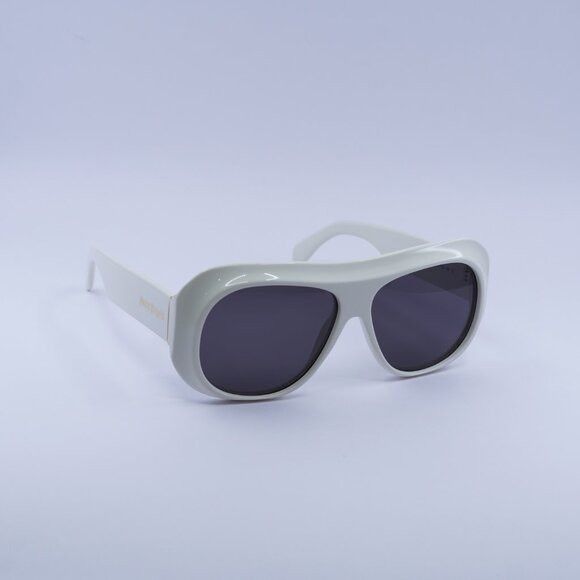 Palm Angels Palm Angels PERI103 ELFIN 0107 Sunglasses White Aviator Size ONE SIZE - 1 Thumbnail