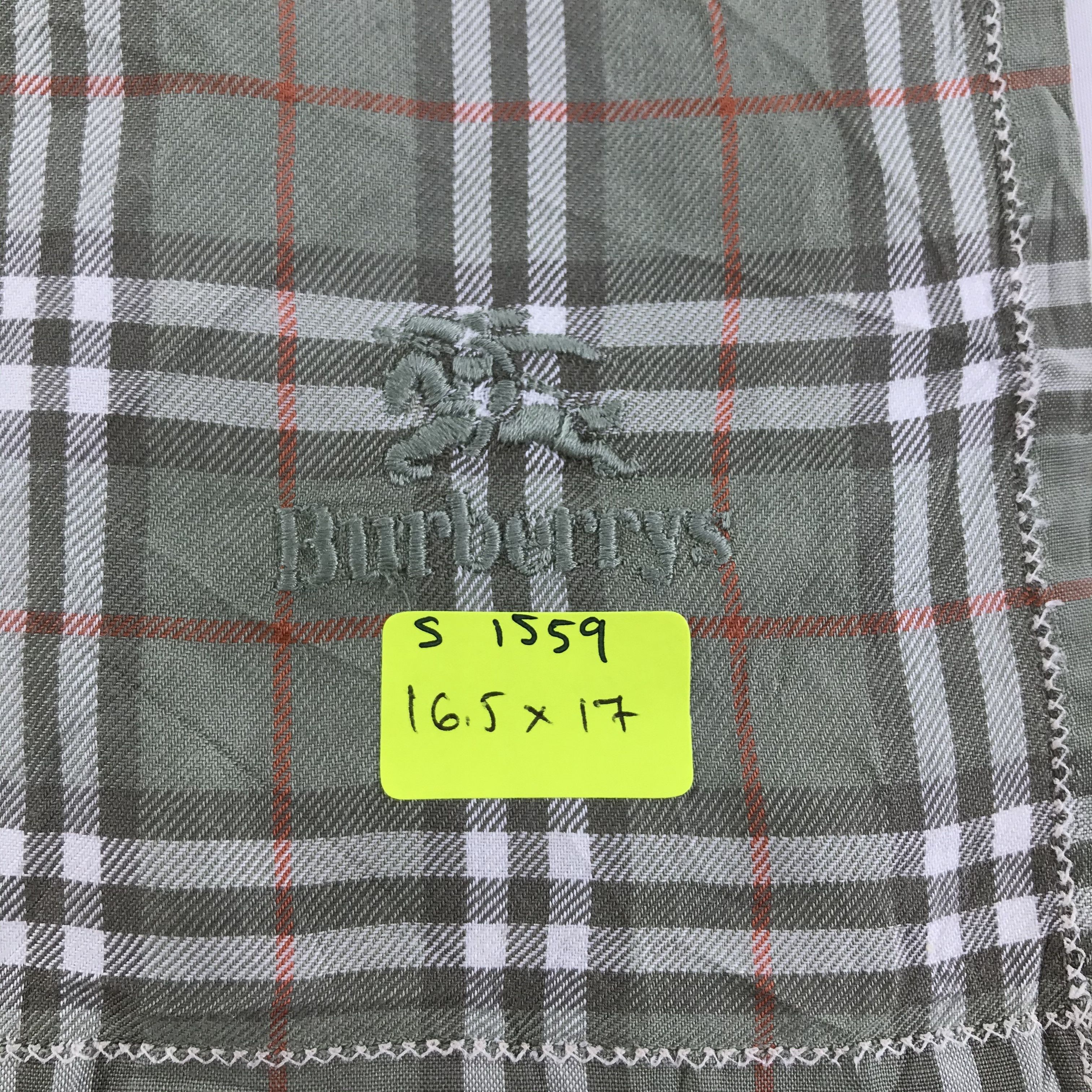 Burberry × Vintage Burberry Bandana / Handkerchief / Neckerchief - S1559 Size ONE SIZE - 5 Thumbnail