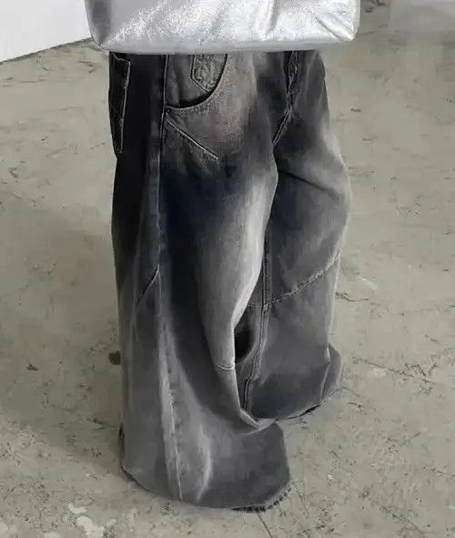 Japanese Brand × Jean High Waist Baggy Washed Denim Jeans Size 30" / US 8 / IT 44 - 4 Thumbnail