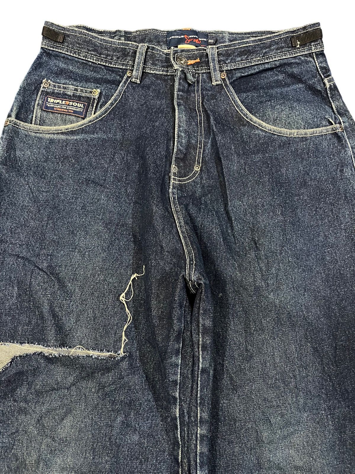 JNCO × Southpole × Triple 5 Soul Vintage Triple 5 NYC Soul Baggy JNCO style Denim Size US 31 - 2 Thumbnail