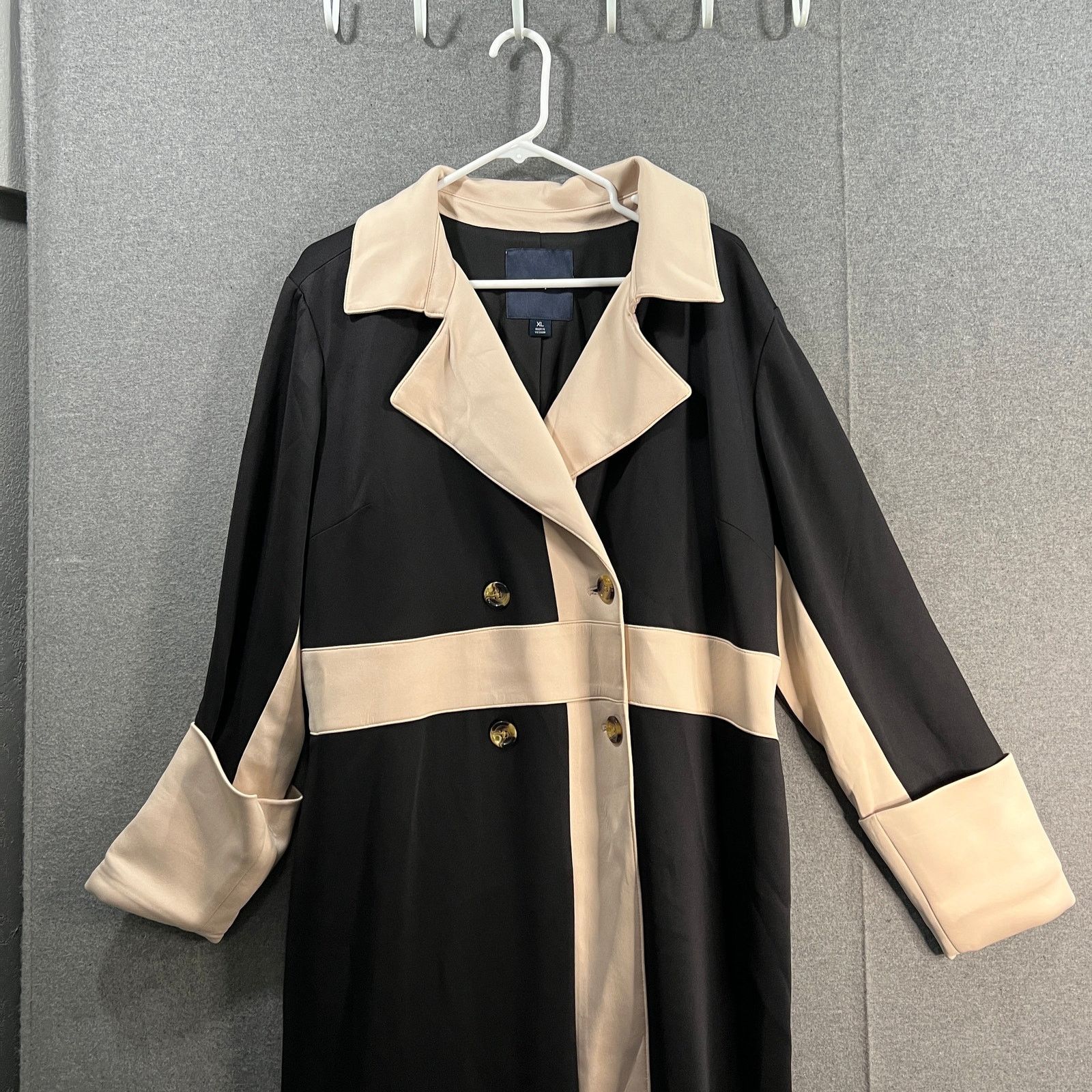 Other Studio Park X Shawn Killinger Colorblock Trench Coat Size XL / US 12-14 / IT 48-50 - 4 Thumbnail