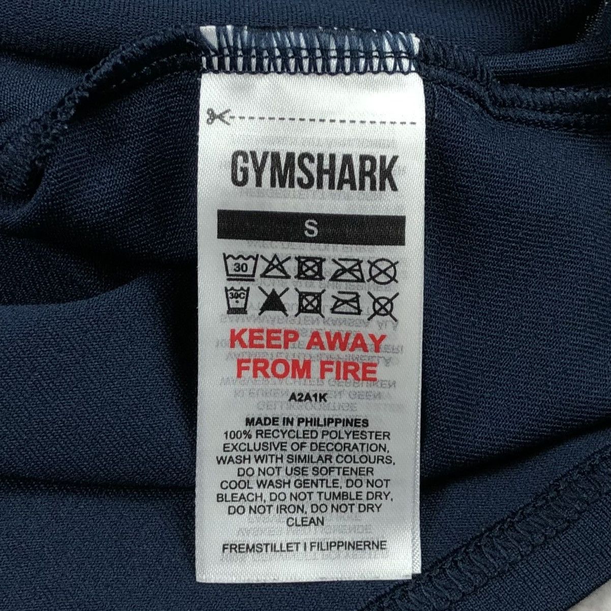 Gymshark Gymshark Blue Navy Activewear T-Shirt Size US S / EU 44-46 / 1 - 11 Thumbnail