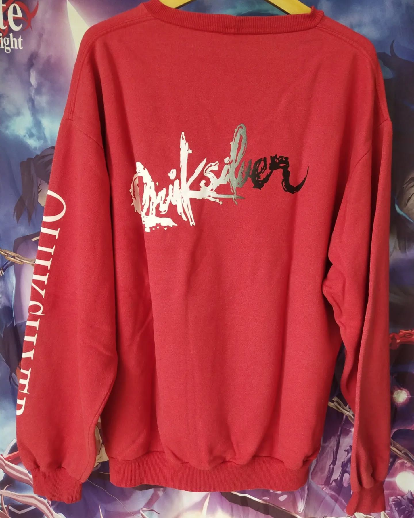 Quiksilver 2000s Quiksilver Red Graphic Crewneck Surfwear Size US L / EU 52-54 / 3 - 4 Thumbnail
