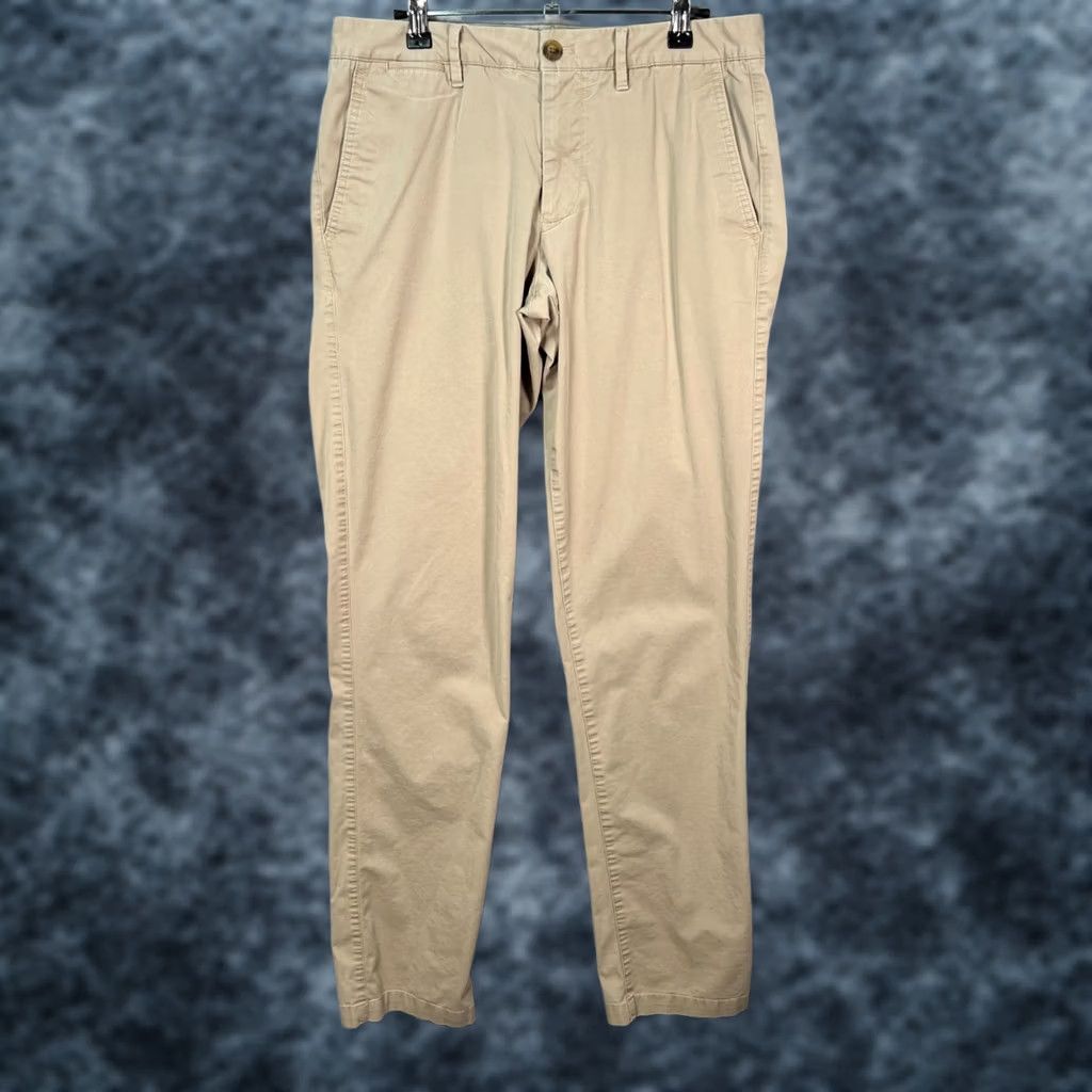 Bonobos Bonobos Pants Mens 32 Beige Size Chino Cotton Blend Slim Fit Size US 32 / EU 48 - 1 Thumbnail