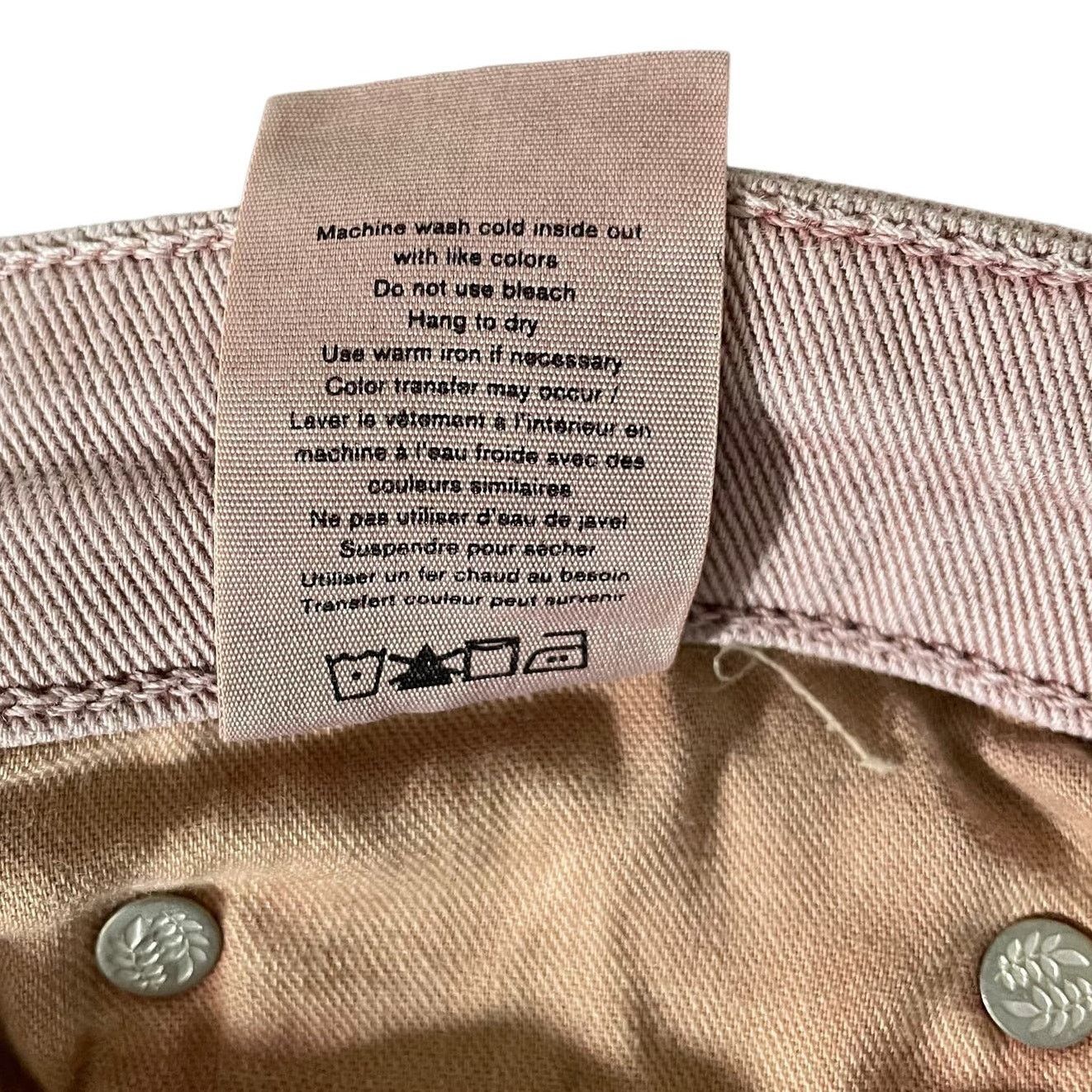 Rag & Bone Rag & Bone Dre Slim Boyfriend Jeans Light Plum Pink Size 29 Size 33" - 6 Thumbnail