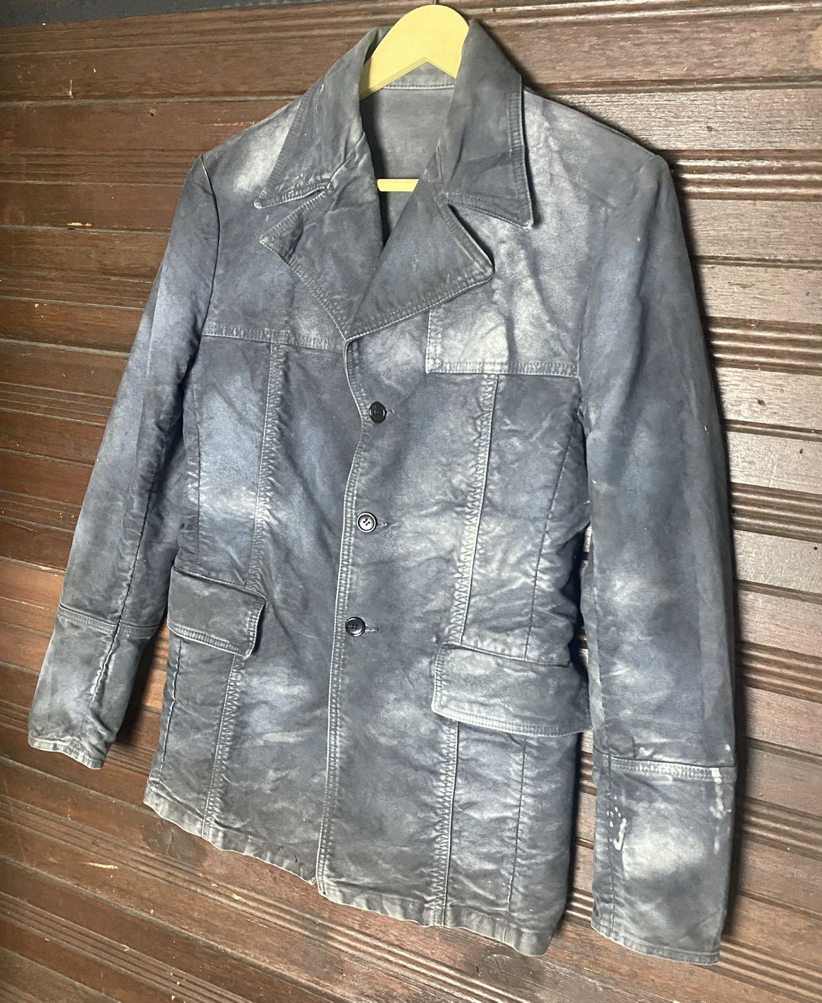 5351 POUR LES HOMMES 5351 Pour Les Hommes Cowhide Leather Trench Coat Size US M / EU 48-50 / 2 - 3 Thumbnail
