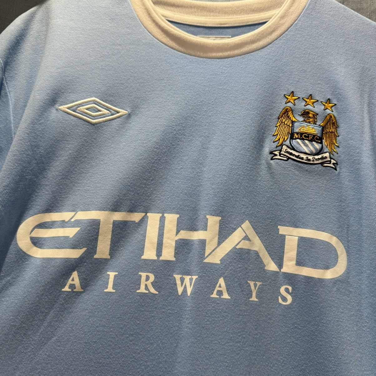 Umbro Manchester city 10/11 home shirt #32 Tevez Size US L / EU 52-54 / 3 - 3 Thumbnail