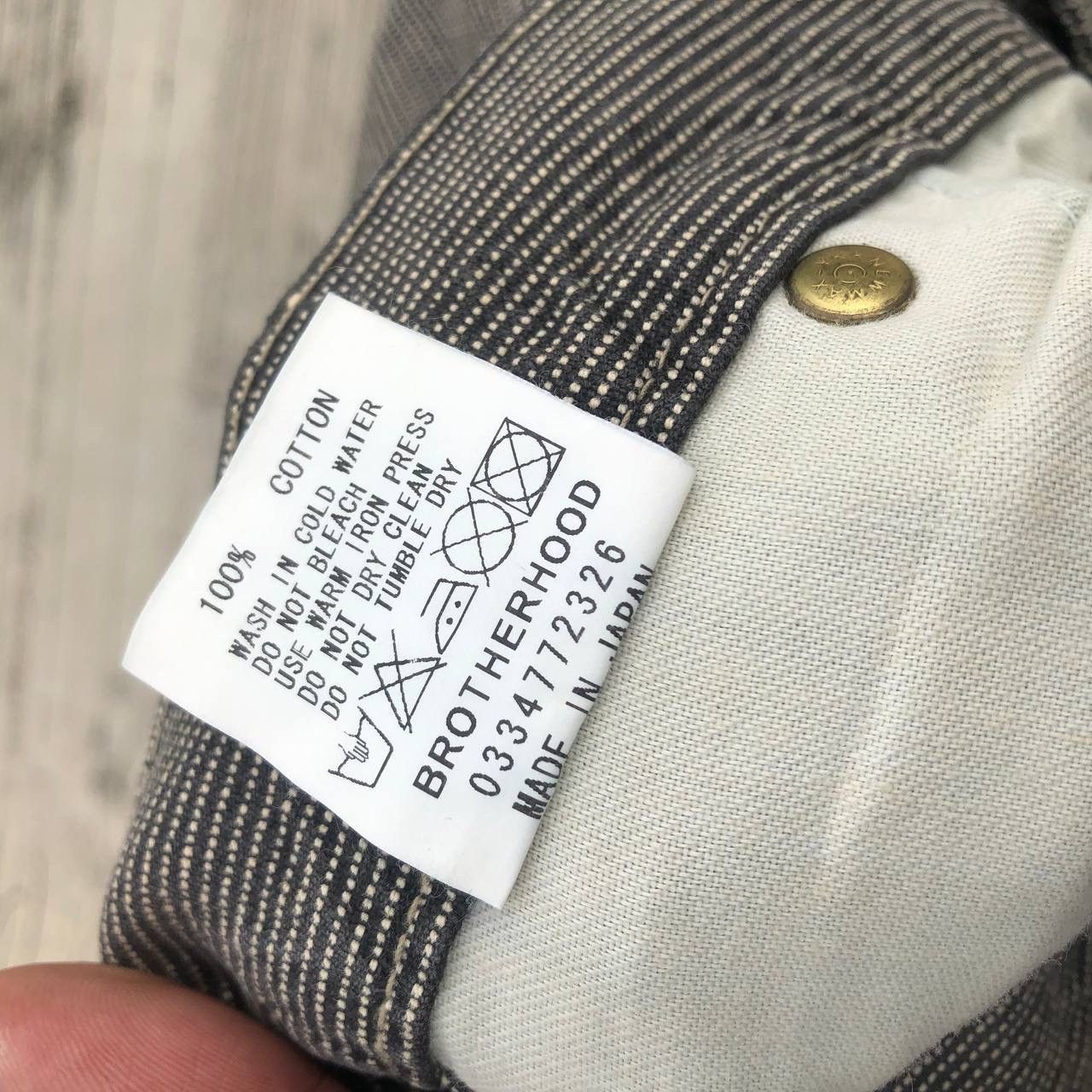 Japanese Brand × Warehouse MADE IN JAPAN ARCHIEVE BROTHERHOOD DENIM Size US 36 / EU 52 - 10 Thumbnail