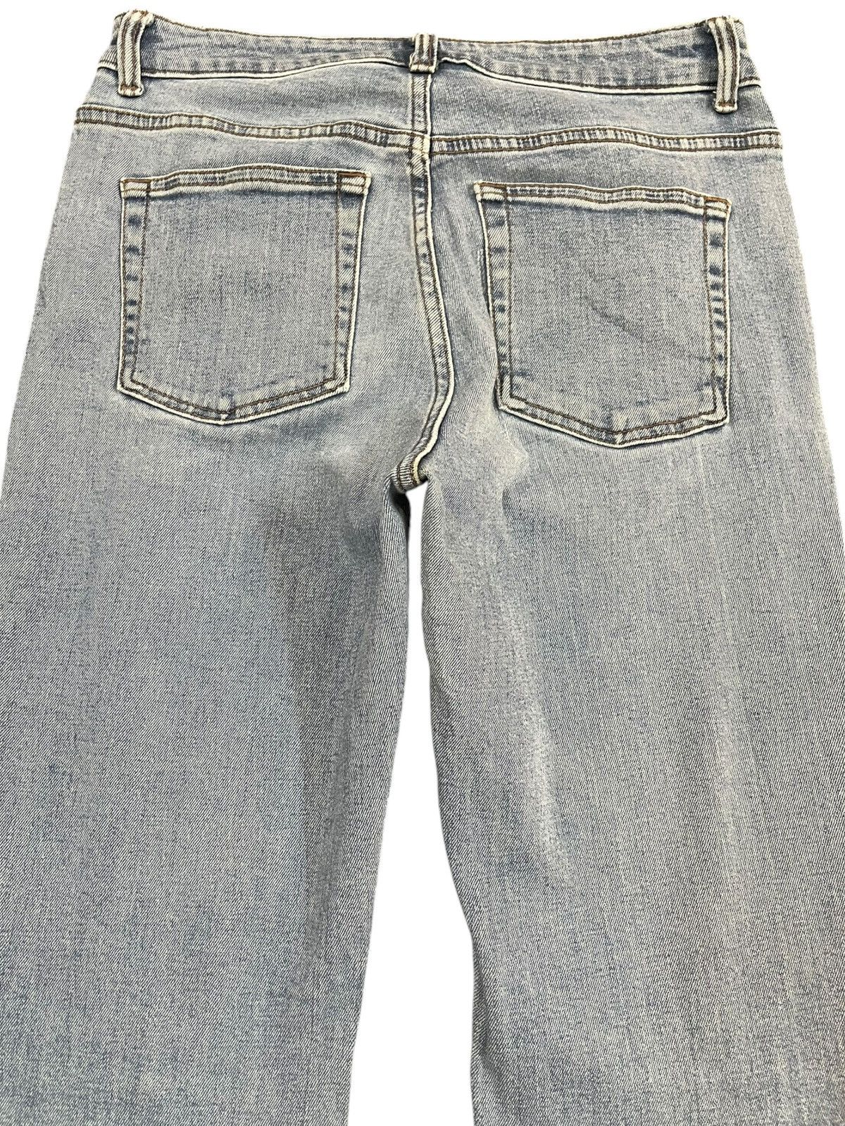 GU × Jun Takahashi × Uniqlo Vintage Gu Flare Bell Bottom Denim Size US 30 / EU 46 - 6 Thumbnail