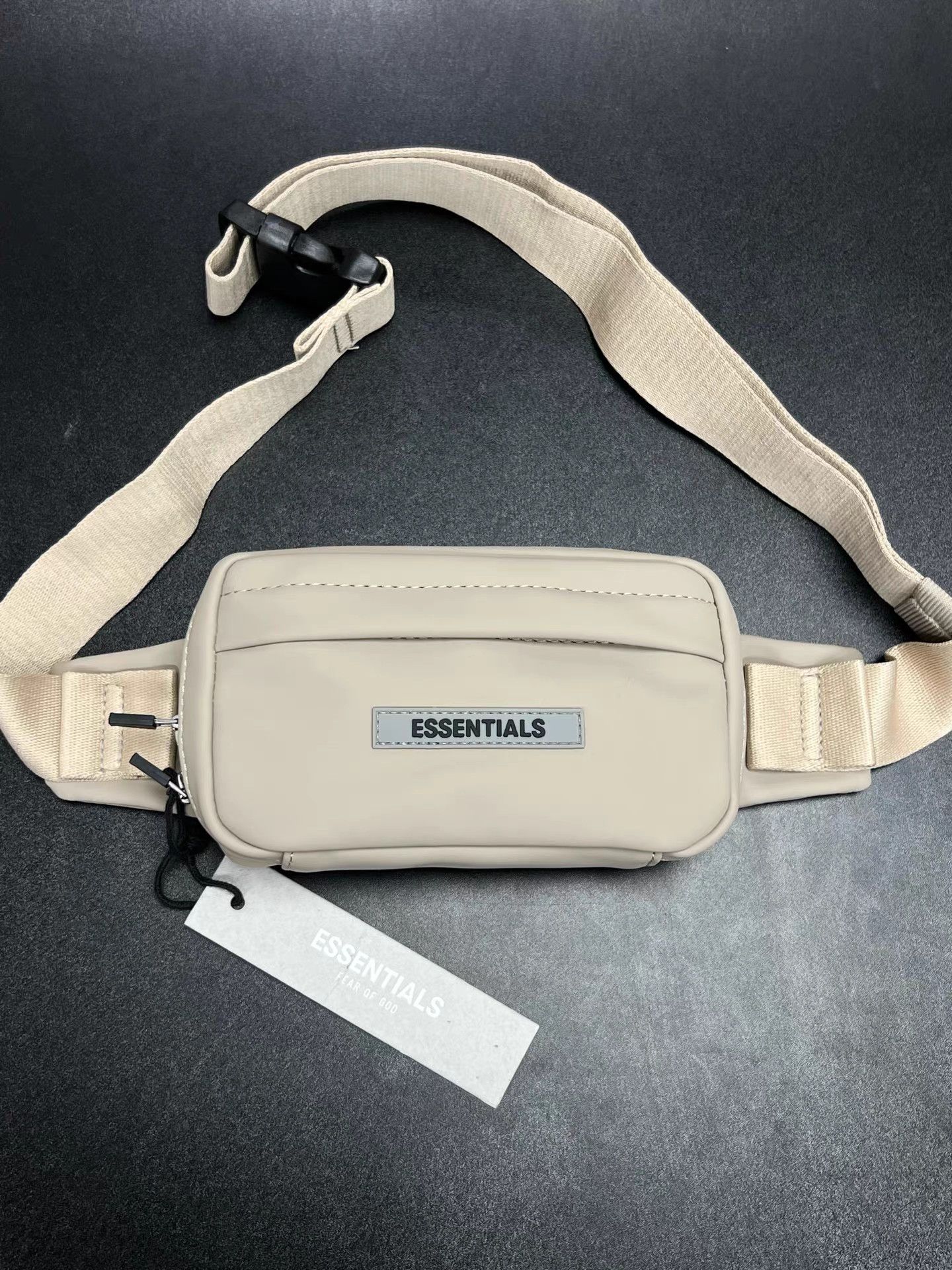 Essentials Essentials FOG PU Crossbody Bag Khaki K15 Size ONE SIZE - 1 Thumbnail