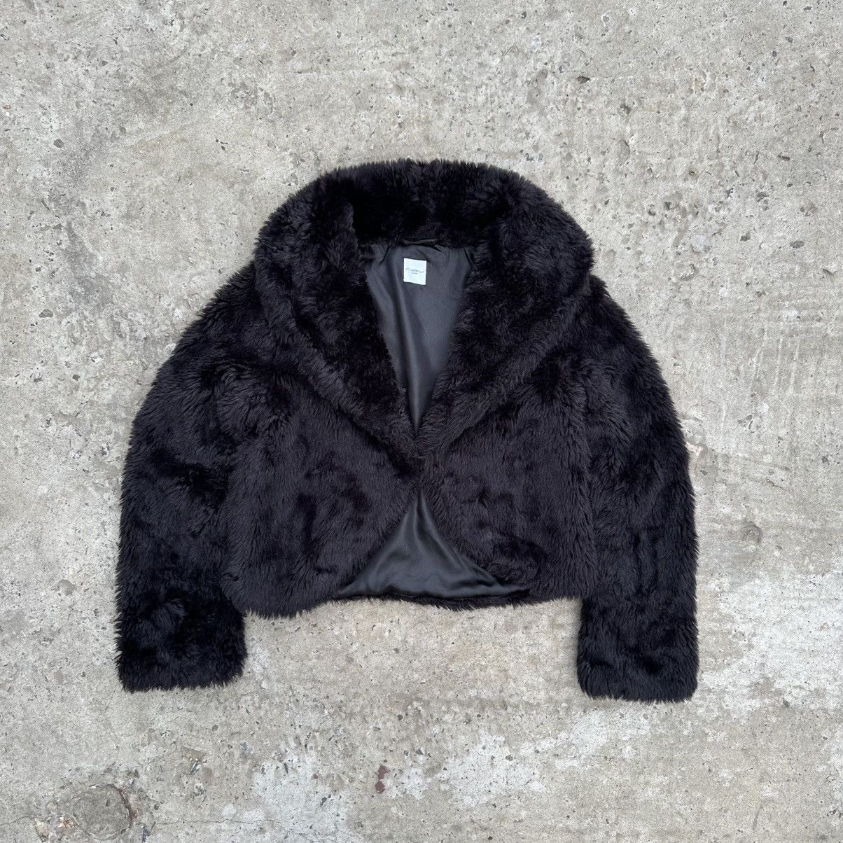 Trench USA Vintage Japan Faux Fur Coat Jacket Y2K 00s USA Size Euro 38 Size M / US 6-8 / IT 42-44 - 1 Thumbnail