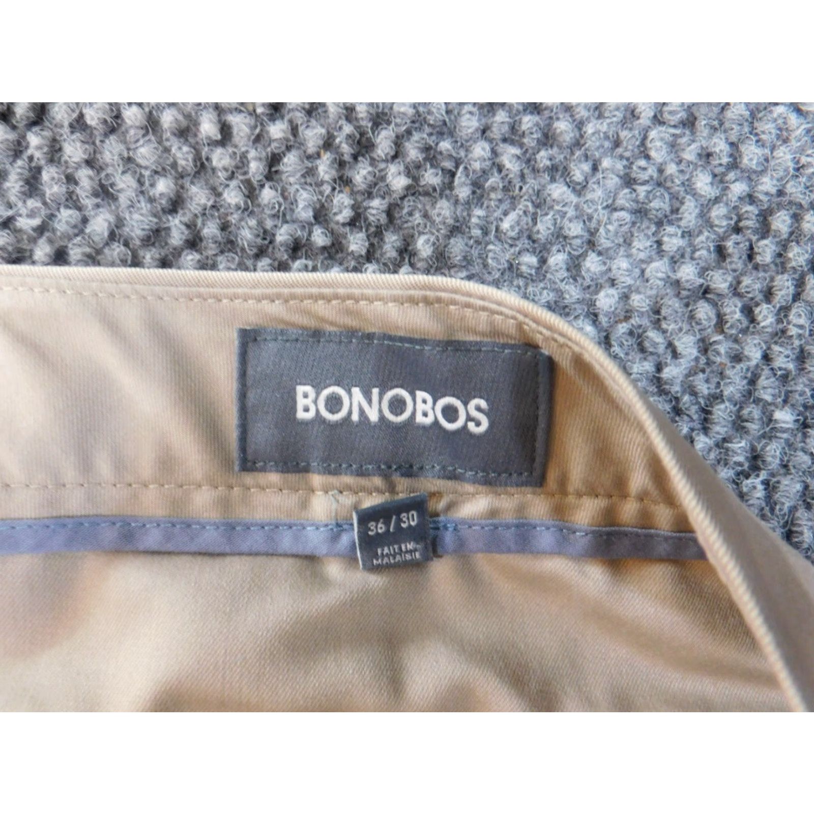 Bonobos Bonobos Pants Slim Beiges Beige 36x30 Casual Chino Straight Stretch Regular Men Mens 36 Straight Leg Modern Vintage No N/A Size US 36 / EU 52 - 4 Thumbnail