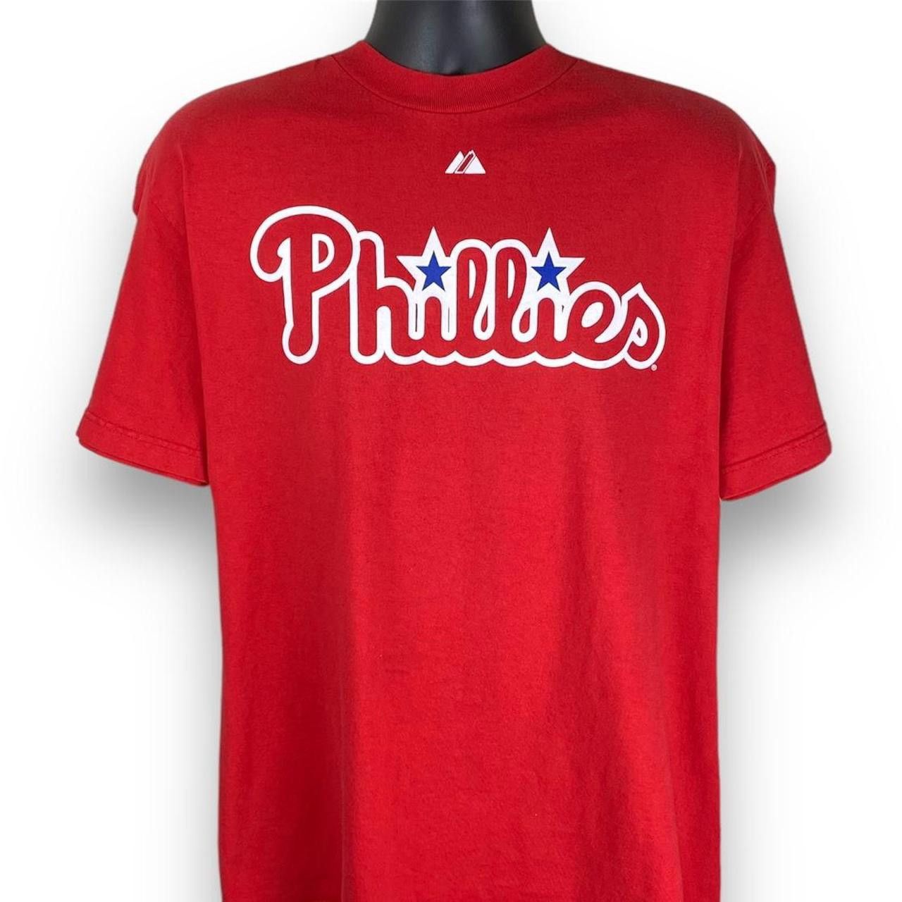 MLB × Majestic × Vintage Vintage Majestic MLB Philadelphia Phillies Baseball Tshirt Size US L / EU 52-54 / 3 - 1 Thumbnail