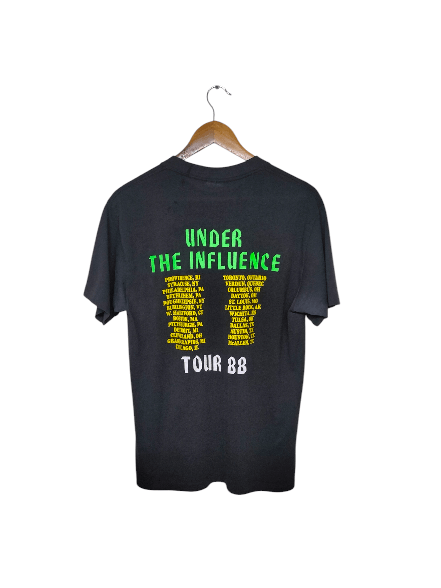 Band Tees Vintage Overkill under the influence tour 1988 Size US M / EU 48-50 / 2 - 2 Thumbnail