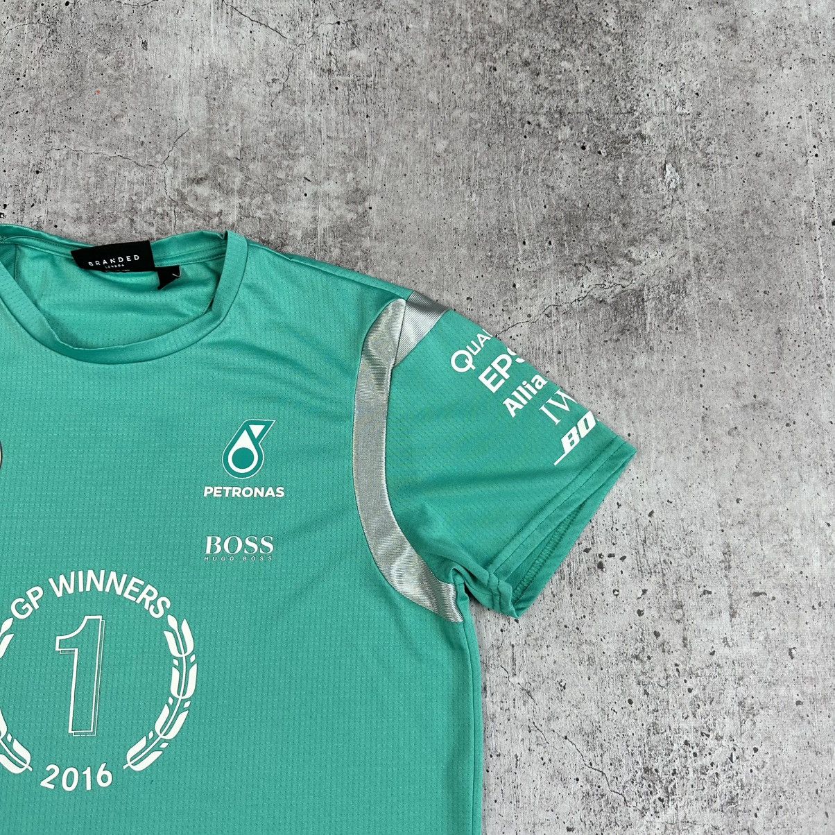Mercedes-Benz Vintage Mercedes Benz AMG Petronas F1 Formula One Jersey Size US M / EU 48-50 / 2 - 2 Thumbnail