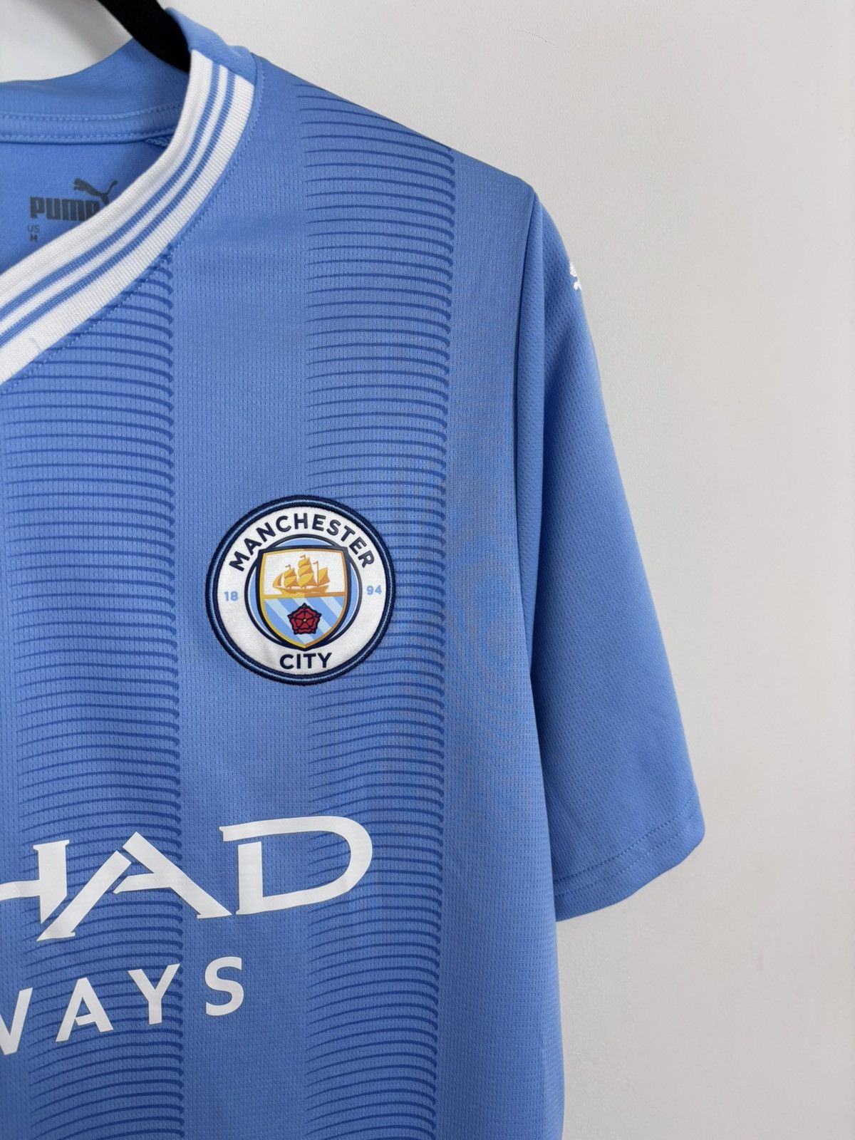 Puma Puma Manchester City 2023/24 Home Kit Football Soccer Jersey Size US M / EU 48-50 / 2 - 5 Thumbnail