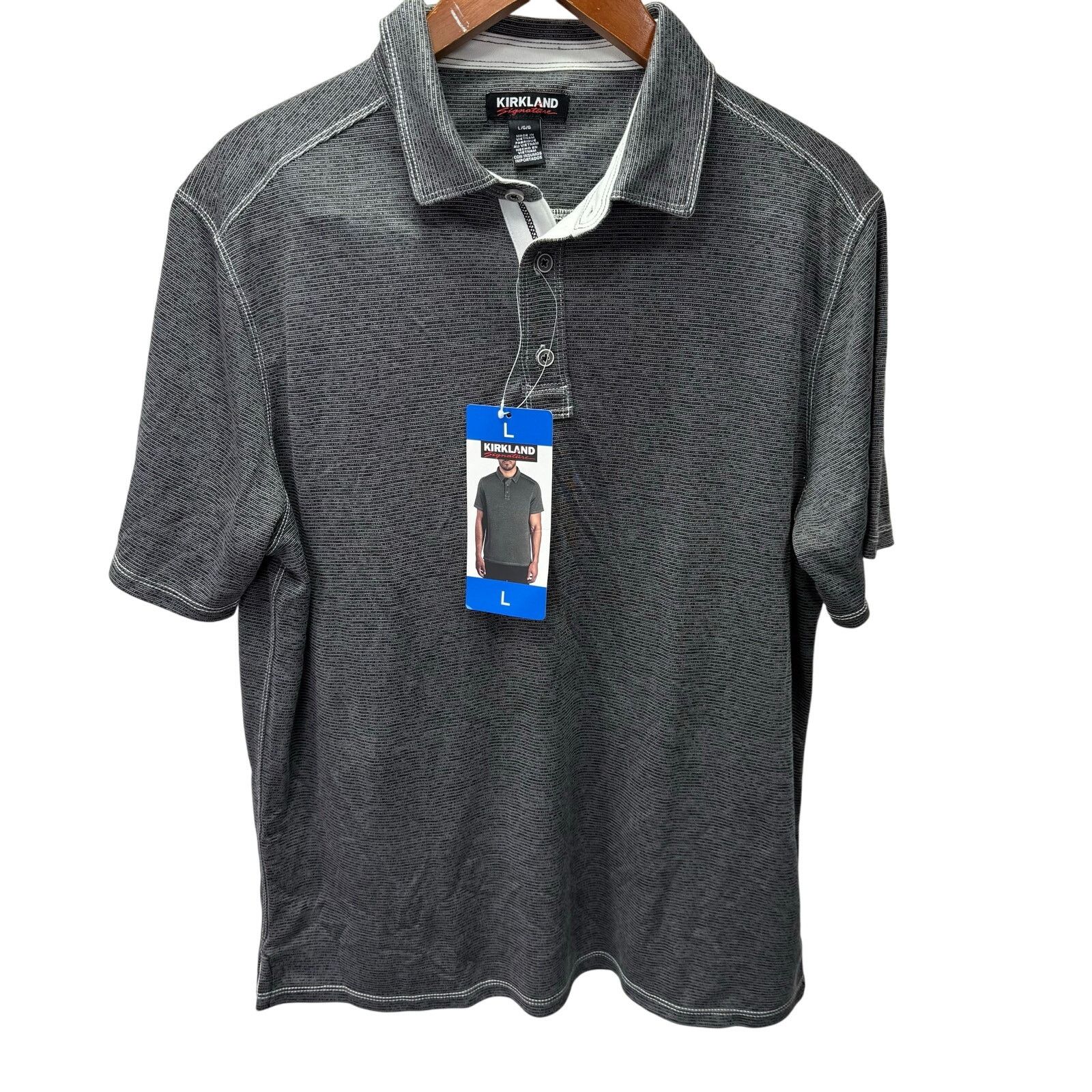 Kirkland Signature Kirkland Men's Performance Polo Shirt sz L NEW #G751 Size US L / EU 52-54 / 3 - 2 Thumbnail