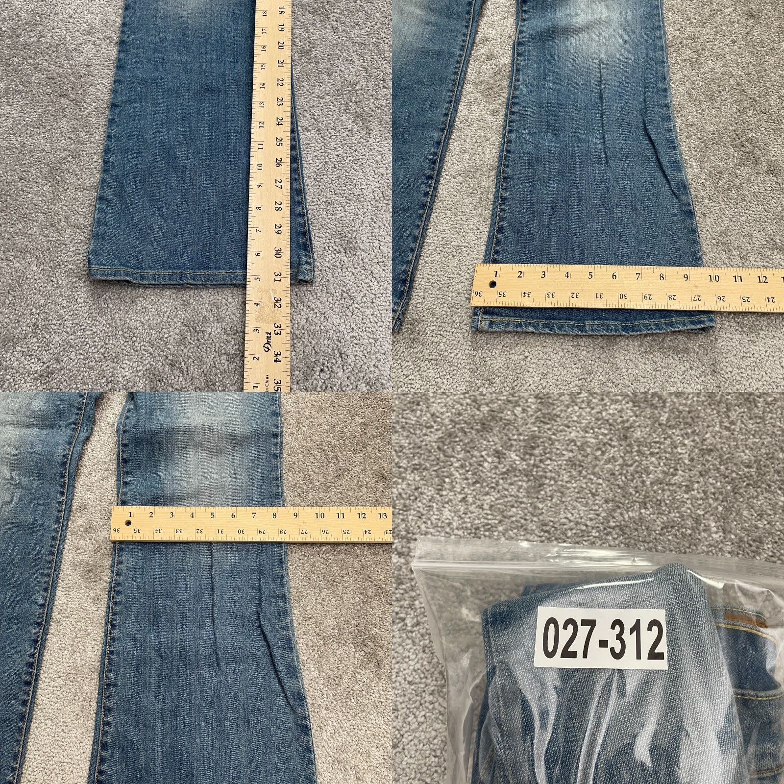 Levi's VINTAGE Levi's Jeans Bootcut Denim 28in Waist 31in Inseam Blue Medium Wash Womens 10/30 Classic Modern 5-Pocket Design, Button Zip Size 32" / US 10 / IT 46 - 9 Thumbnail