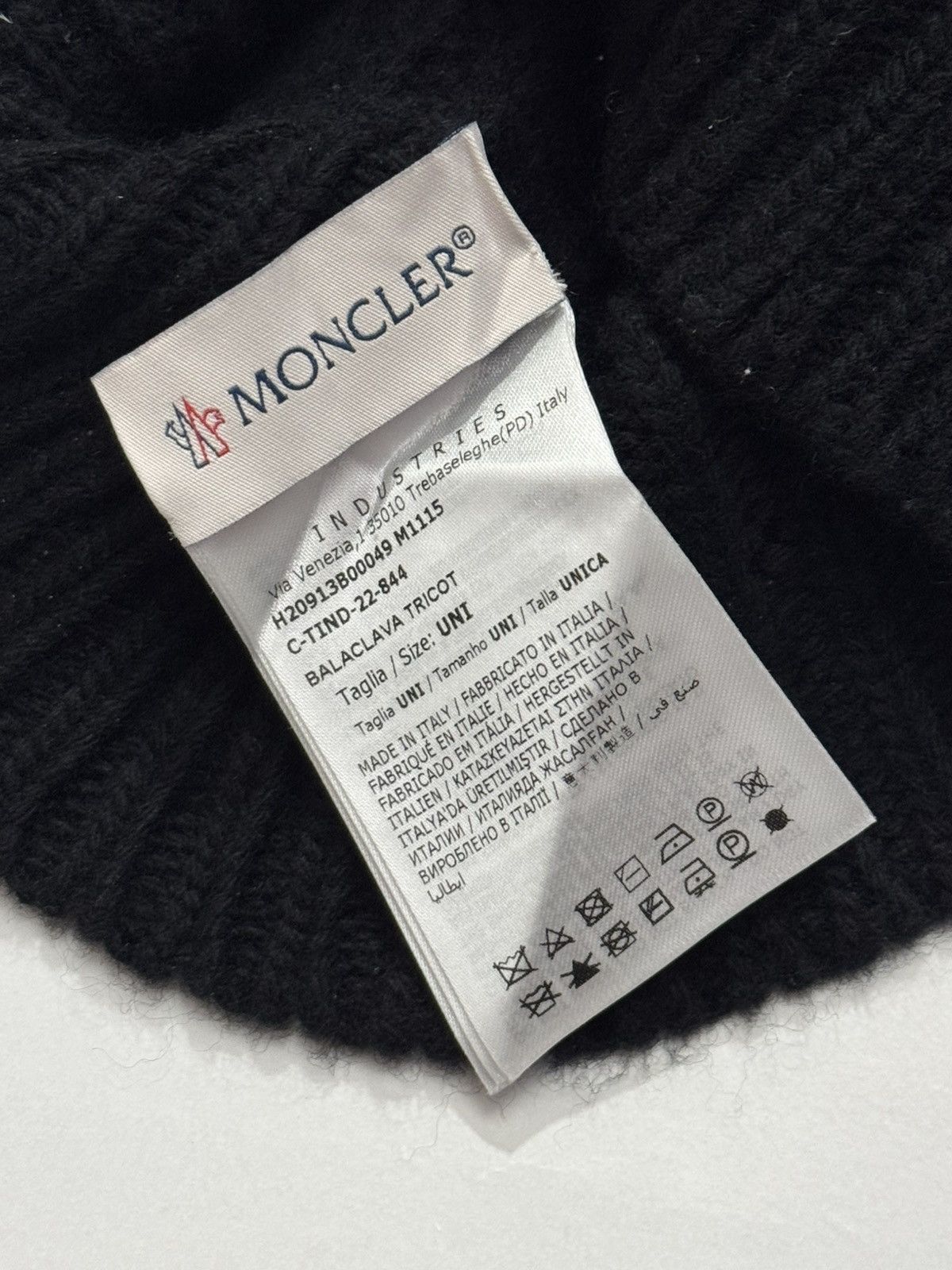 Moncler Moncler BALACLAVA virgin wool Size ONE SIZE - 8 Thumbnail