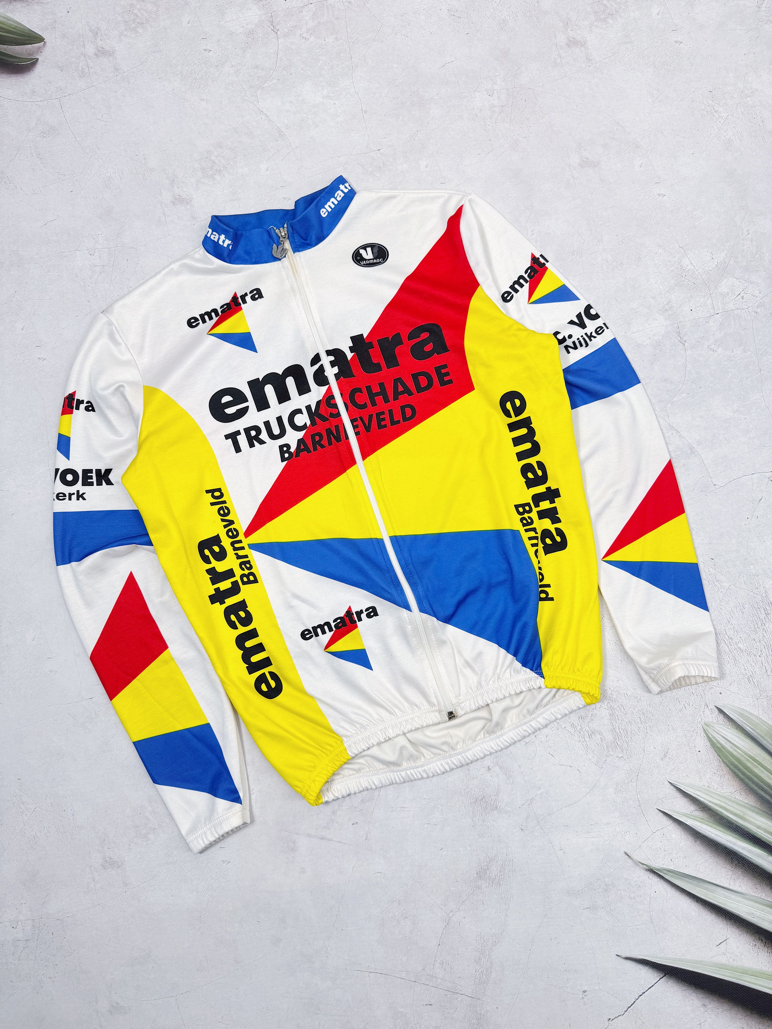 Vintage Vintage Vermarc Ematra Warm Cycling Jersey Size US L / EU 52-54 / 3 - 1 Thumbnail
