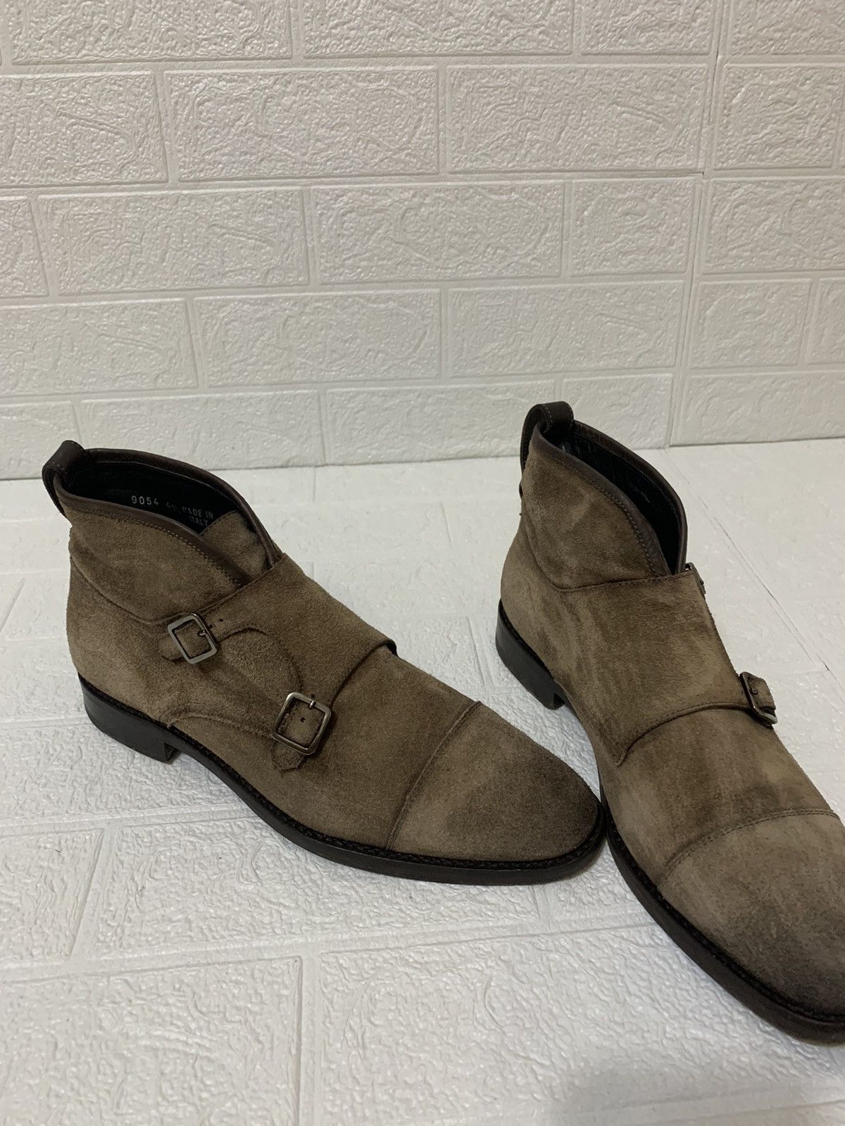 Antonio Maurizi Antonio Maurizi Suede Double Monc Strap Boots Made in Italy Size US 8.5 / EU 41-42 - 7 Thumbnail